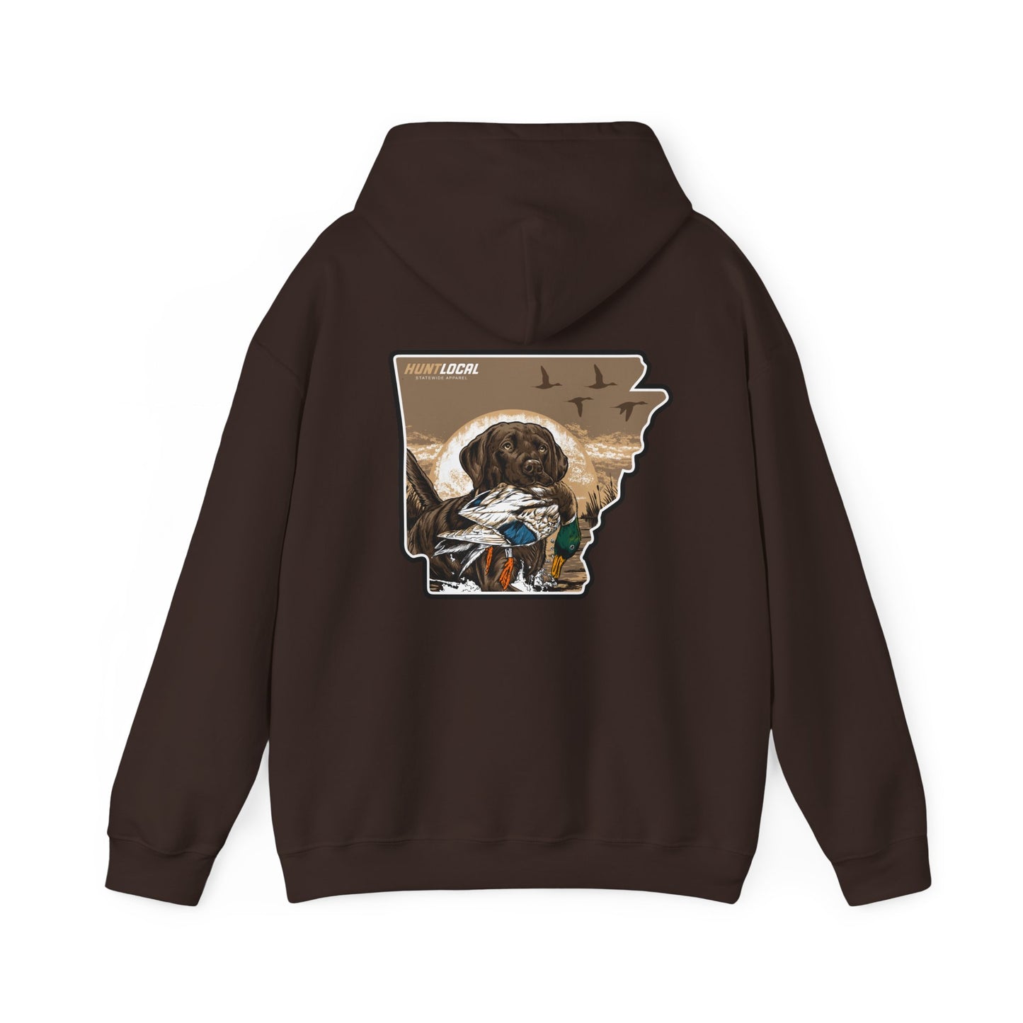 Arkansas - Waterfowl Lab Hoodie (back)