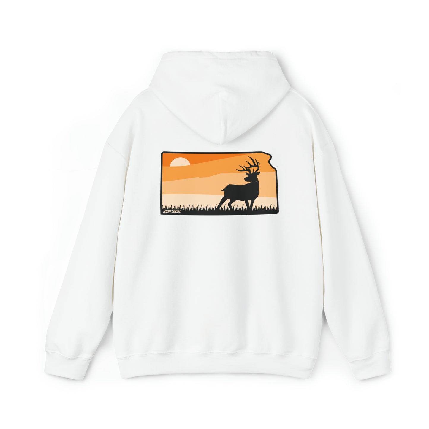 Kansas - Sunset Buck Hoodie (back)