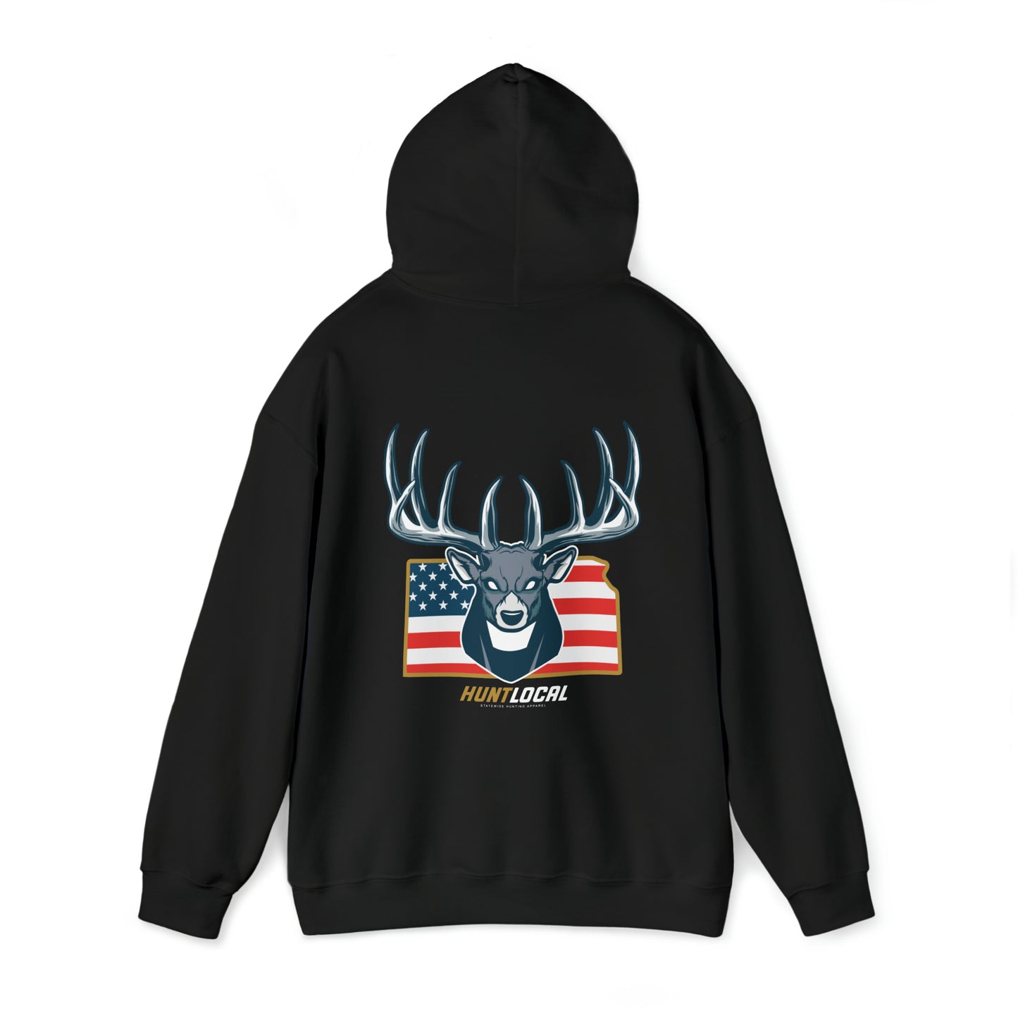 Kansas - USA Buck Hoodie (back)