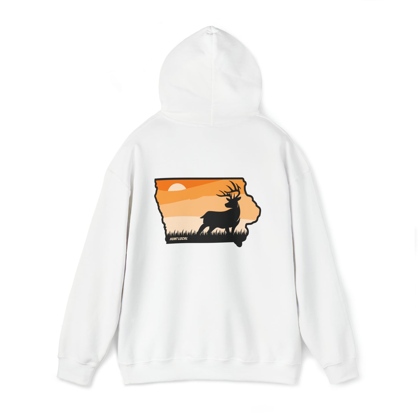 Iowa - Sunset Buck Hoodie (back)
