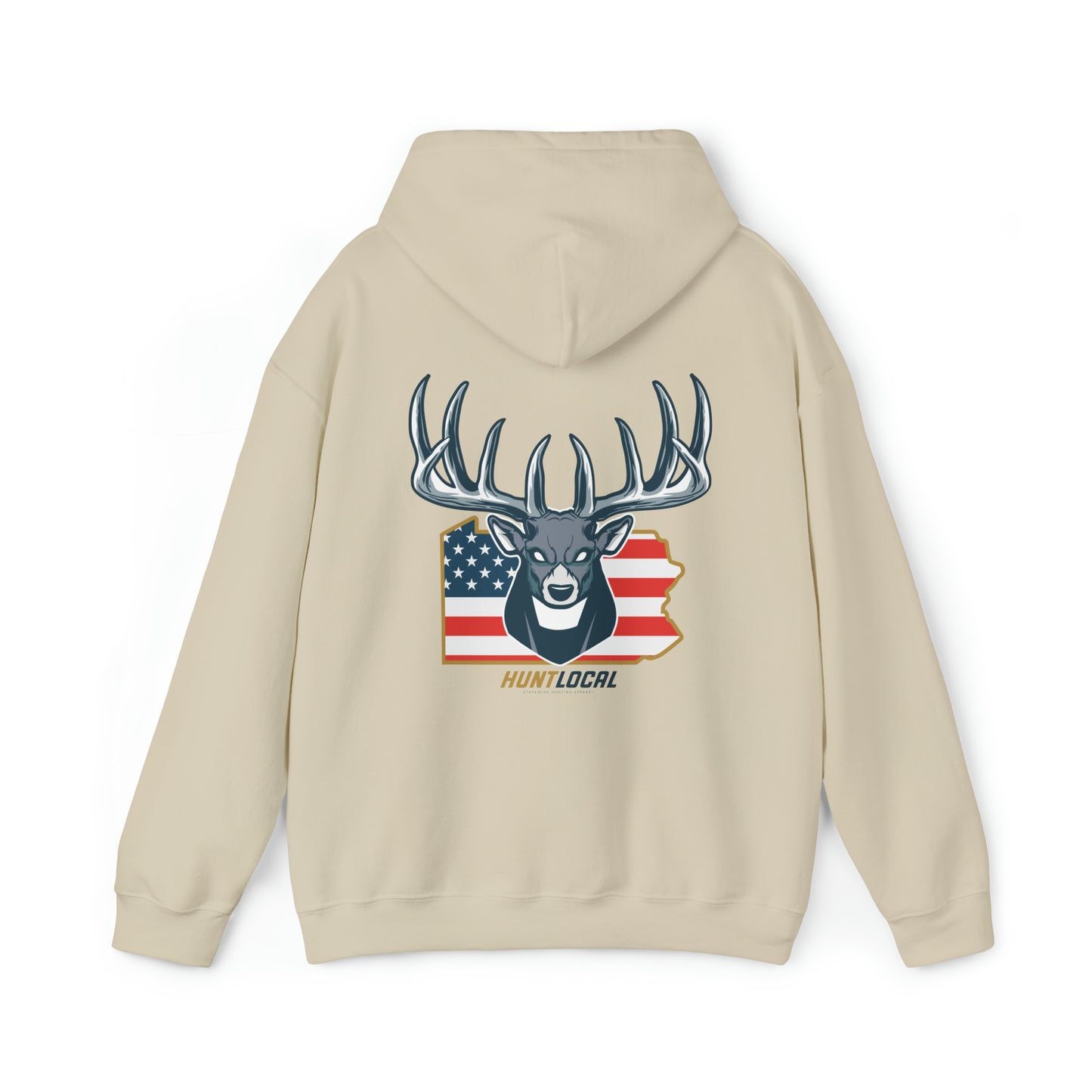 Pennsylvania - USA Buck Hoodie (back)