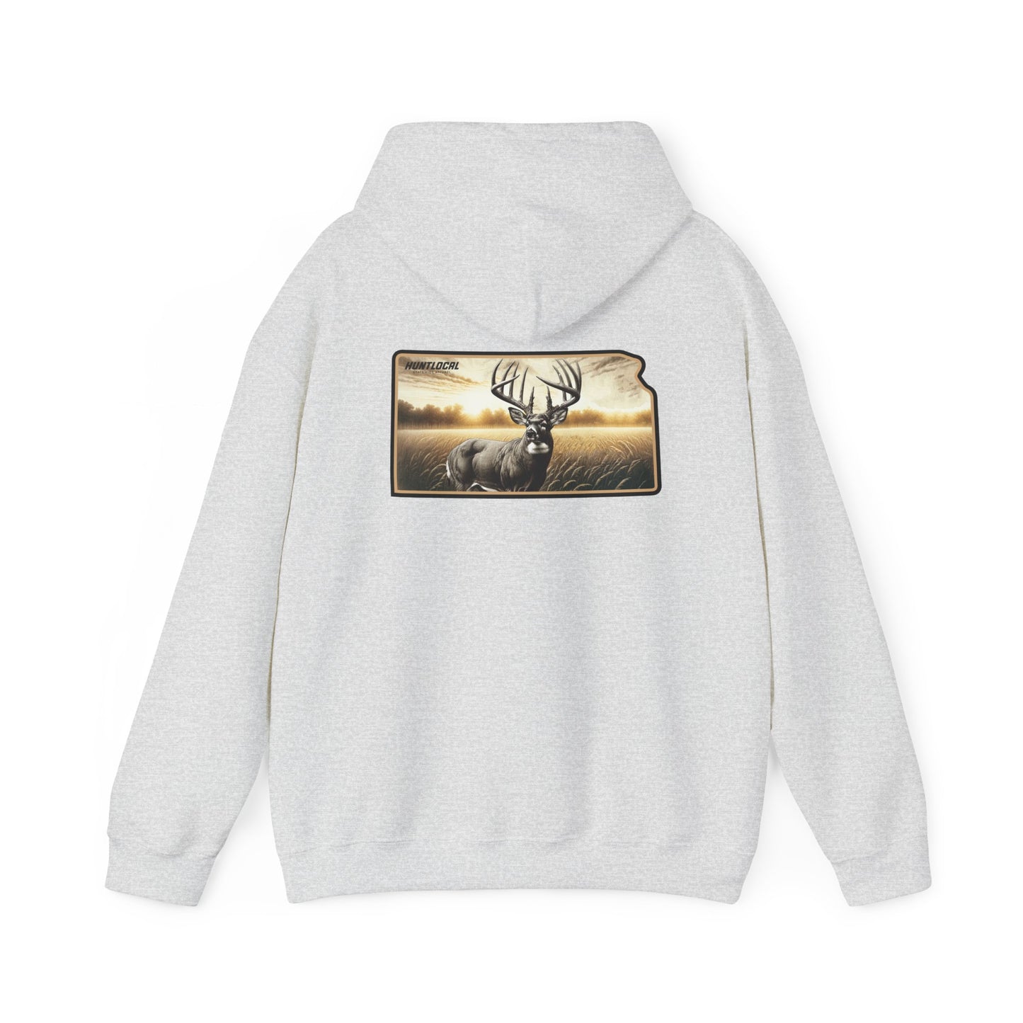 Kansas - Whitetail Buck Hoodie (back)