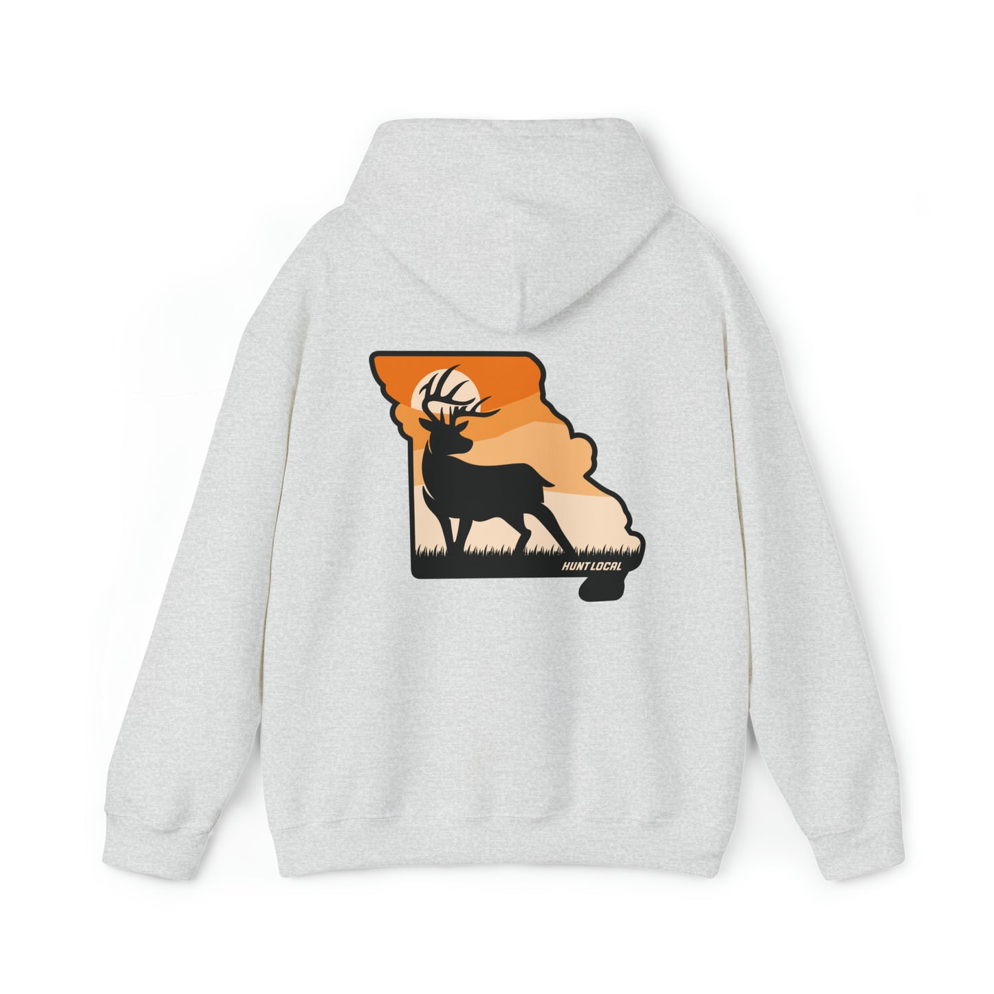 Missouri - Sunset Buck Hoodie (back)