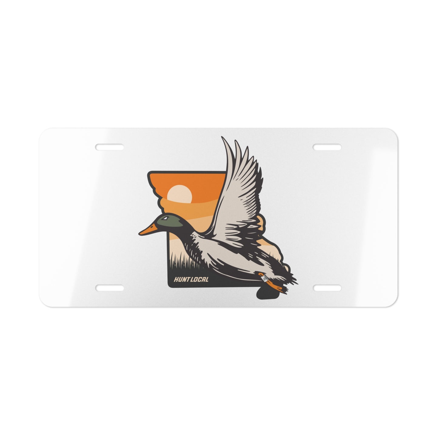 Missouri - Waterfowl License Plate (white)