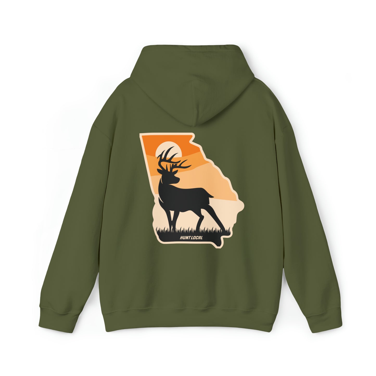 Georgia - Sunset Buck Hoodie (back)