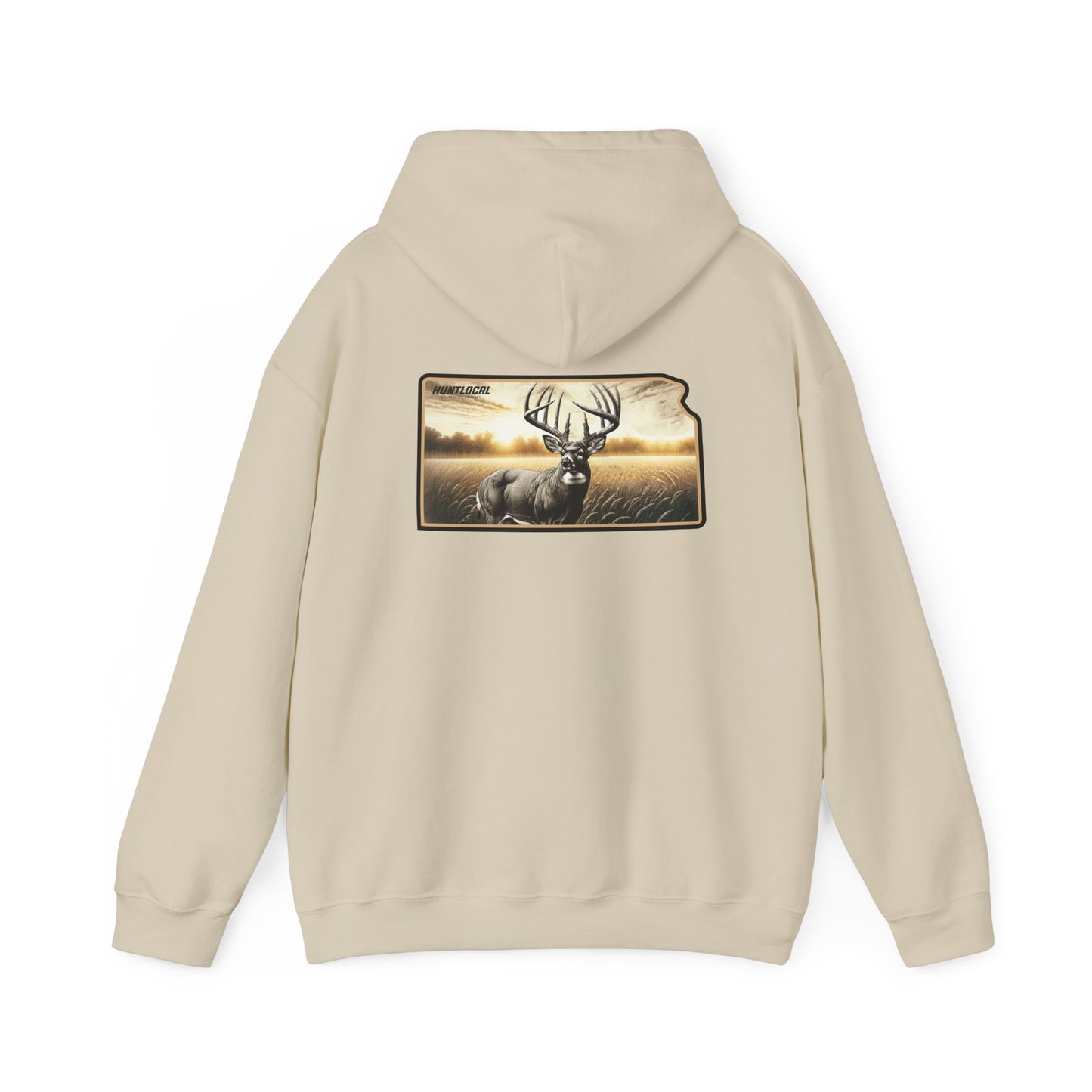 Kansas - Whitetail Buck Hoodie (back)