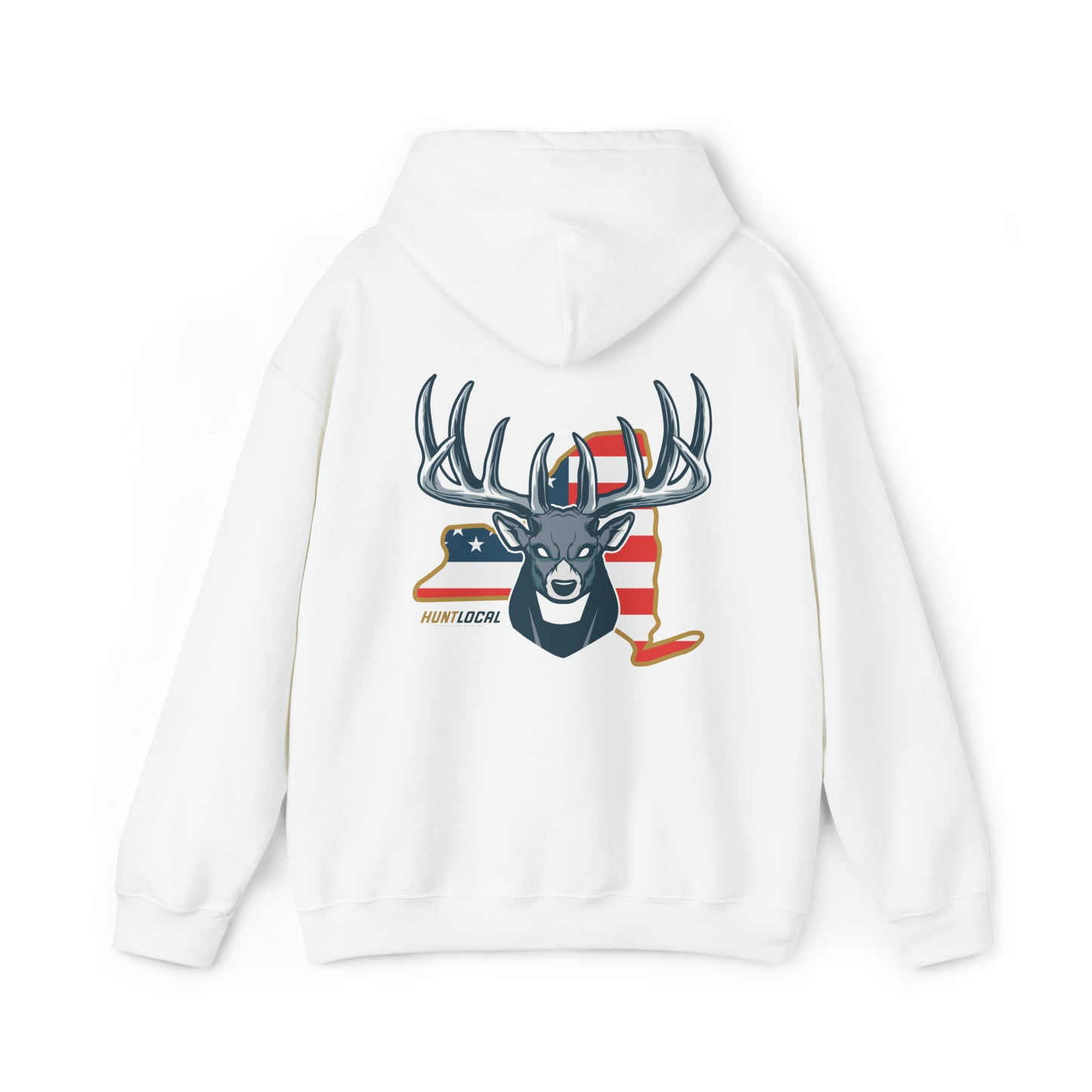 New York - USA Buck Hoodie (back)