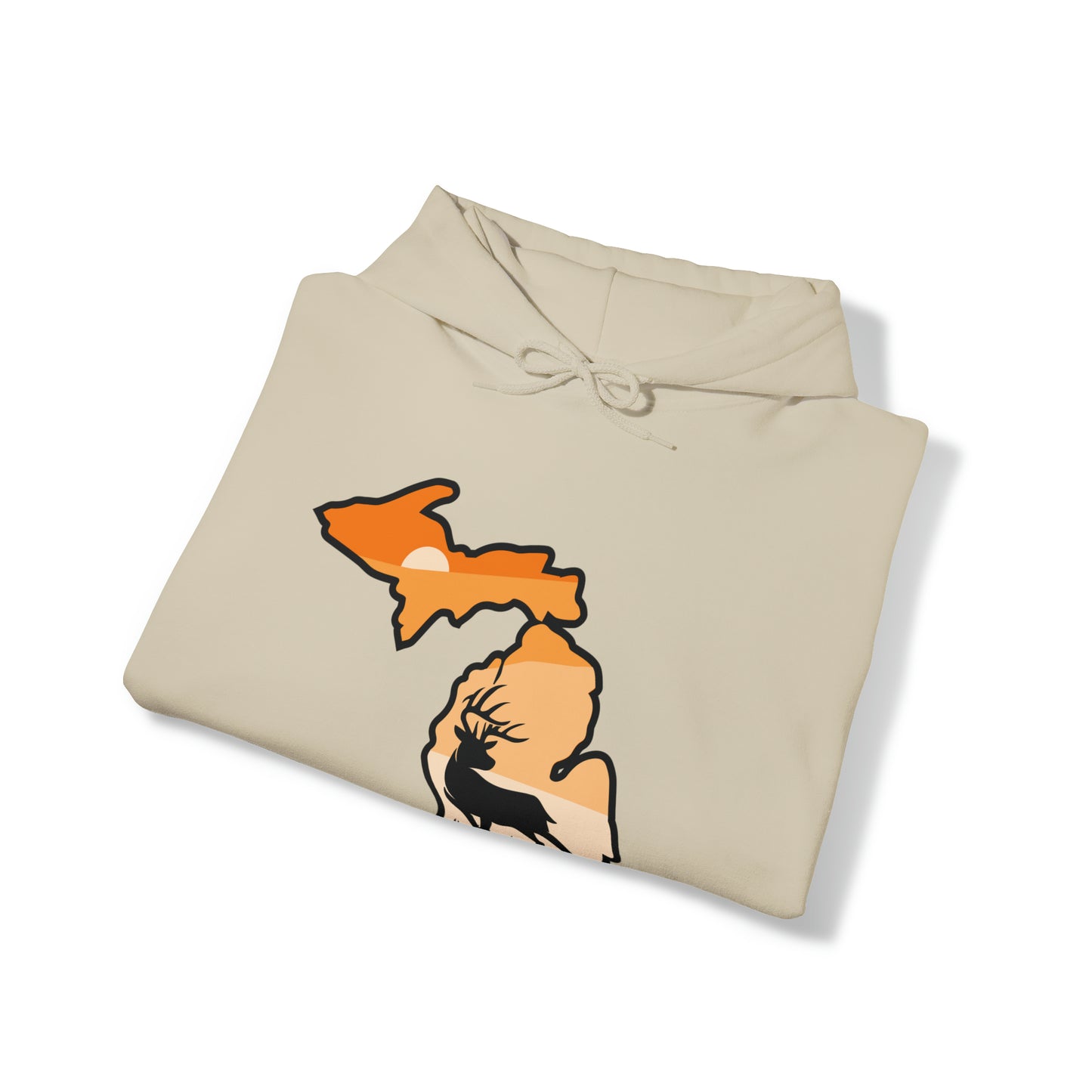 Michigan - Sunset Buck Hoodie
