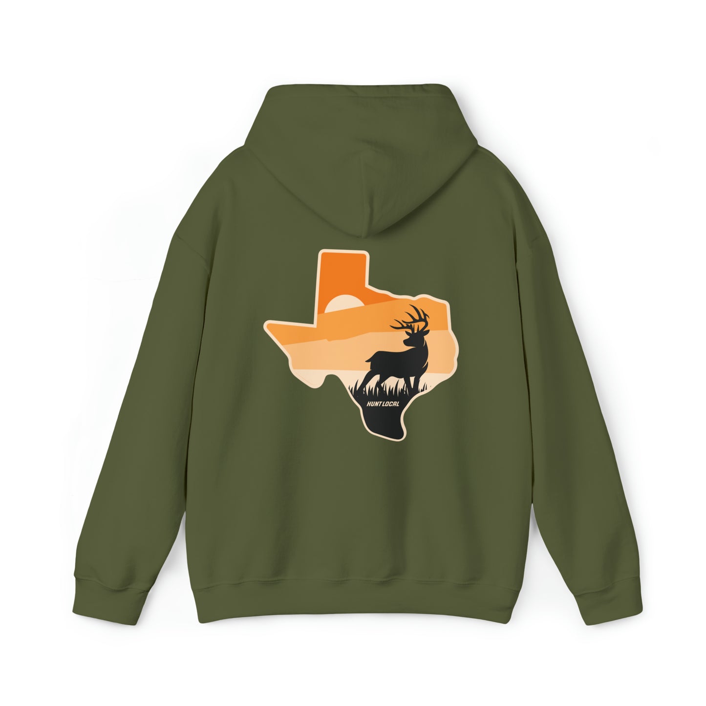 Texas - Sunset Buck Hoodie (back)