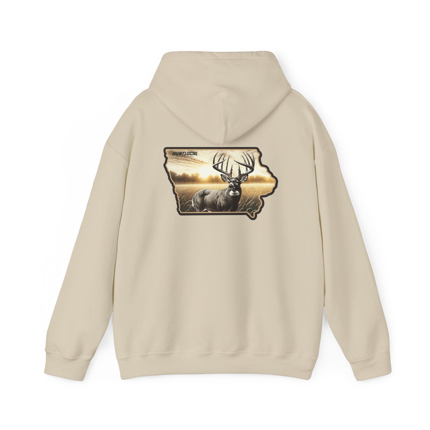 Iowa - Whitetail Buck Hoodie (back)