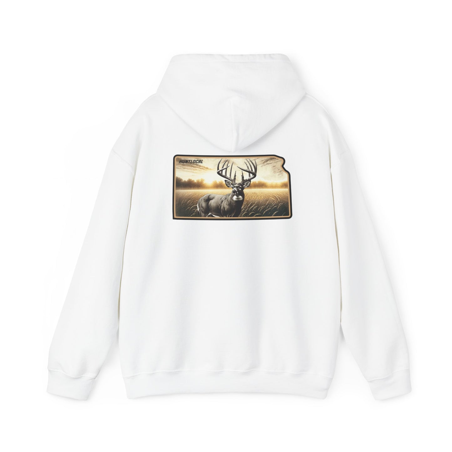 Kansas - Whitetail Buck Hoodie (back)