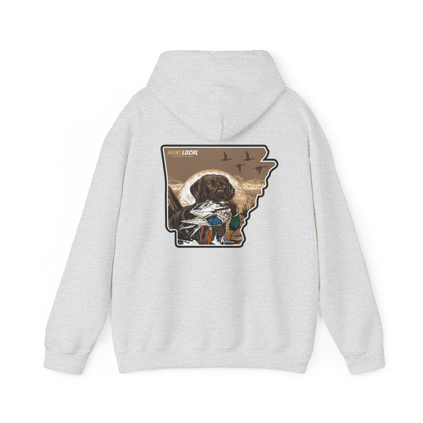 Arkansas - Waterfowl Lab Hoodie (back)