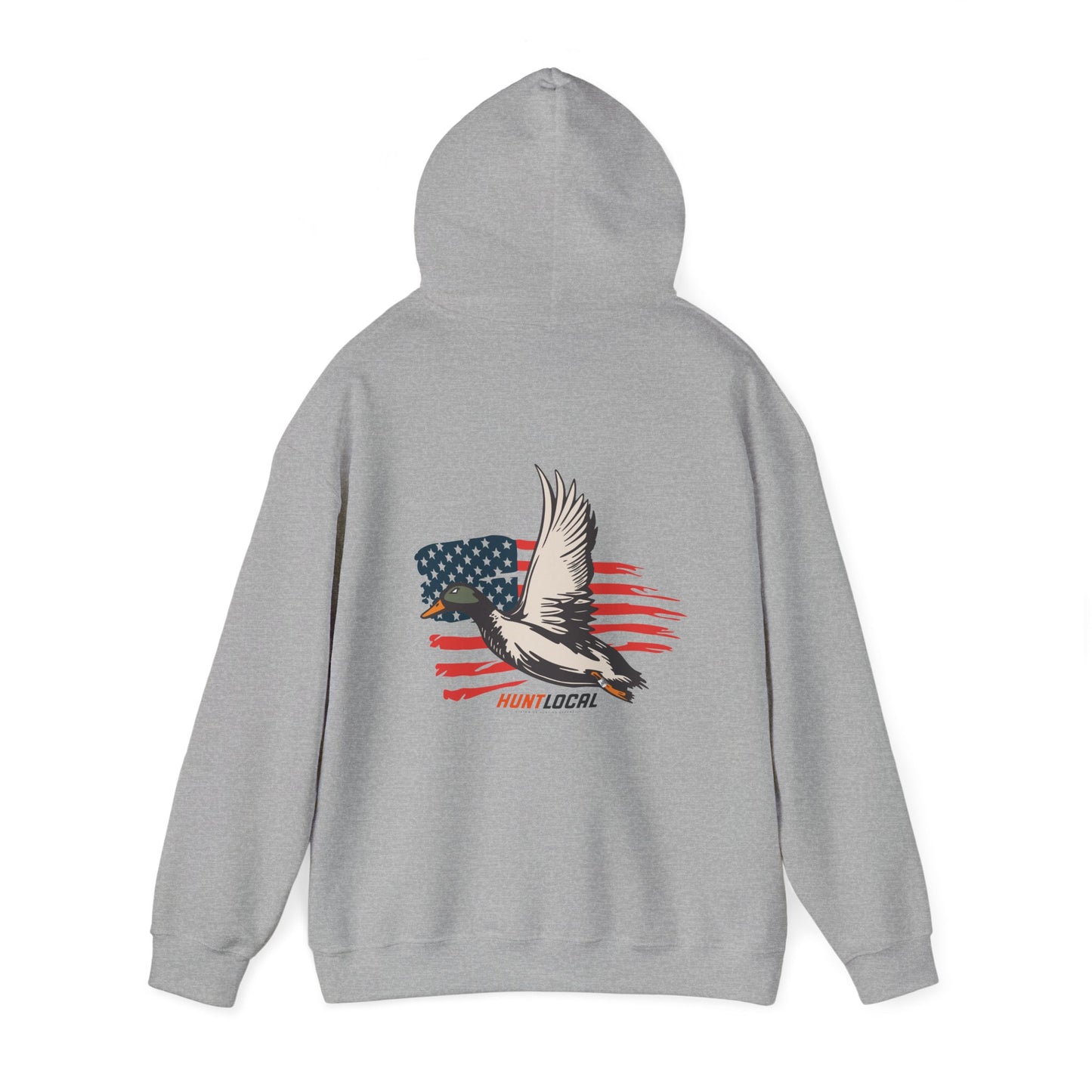 USA - Patriot Waterfowl Distressed Hoodie (back)