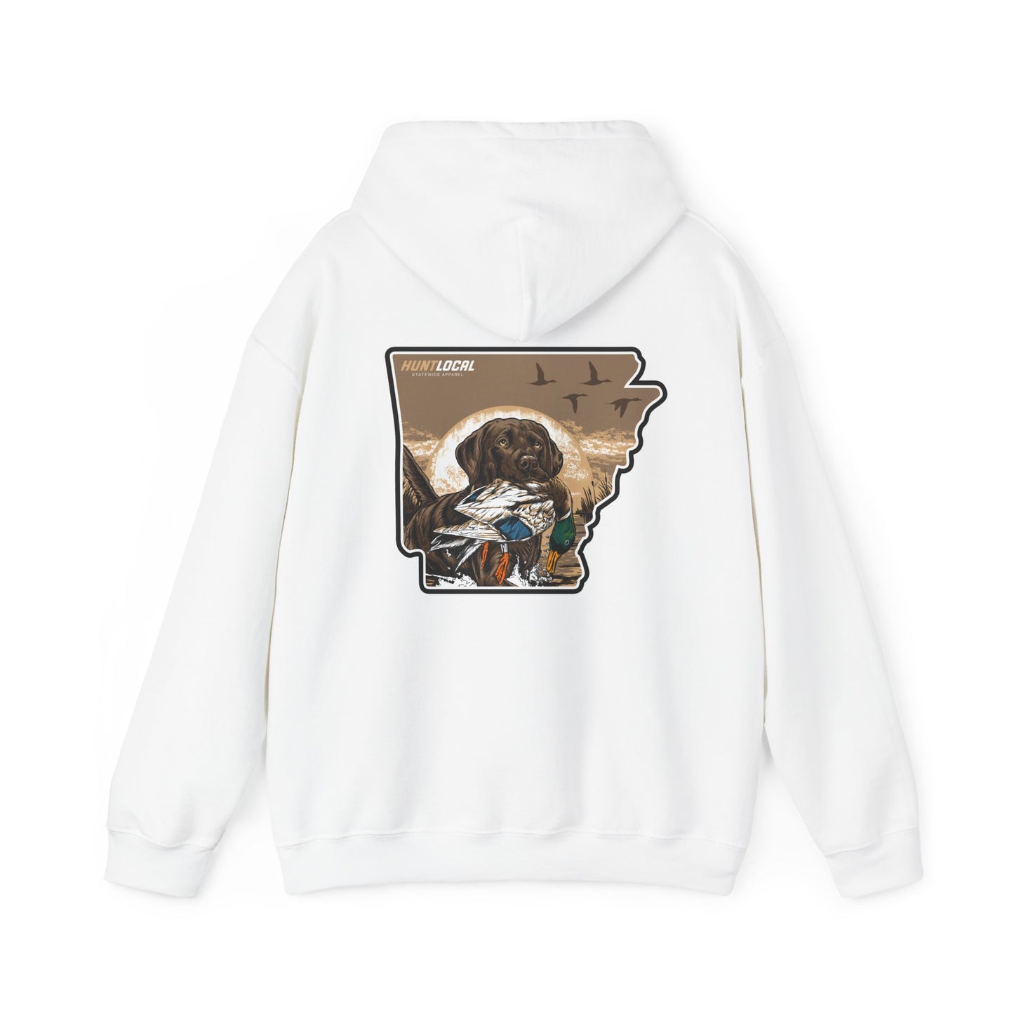 Arkansas - Waterfowl Lab Hoodie (back)