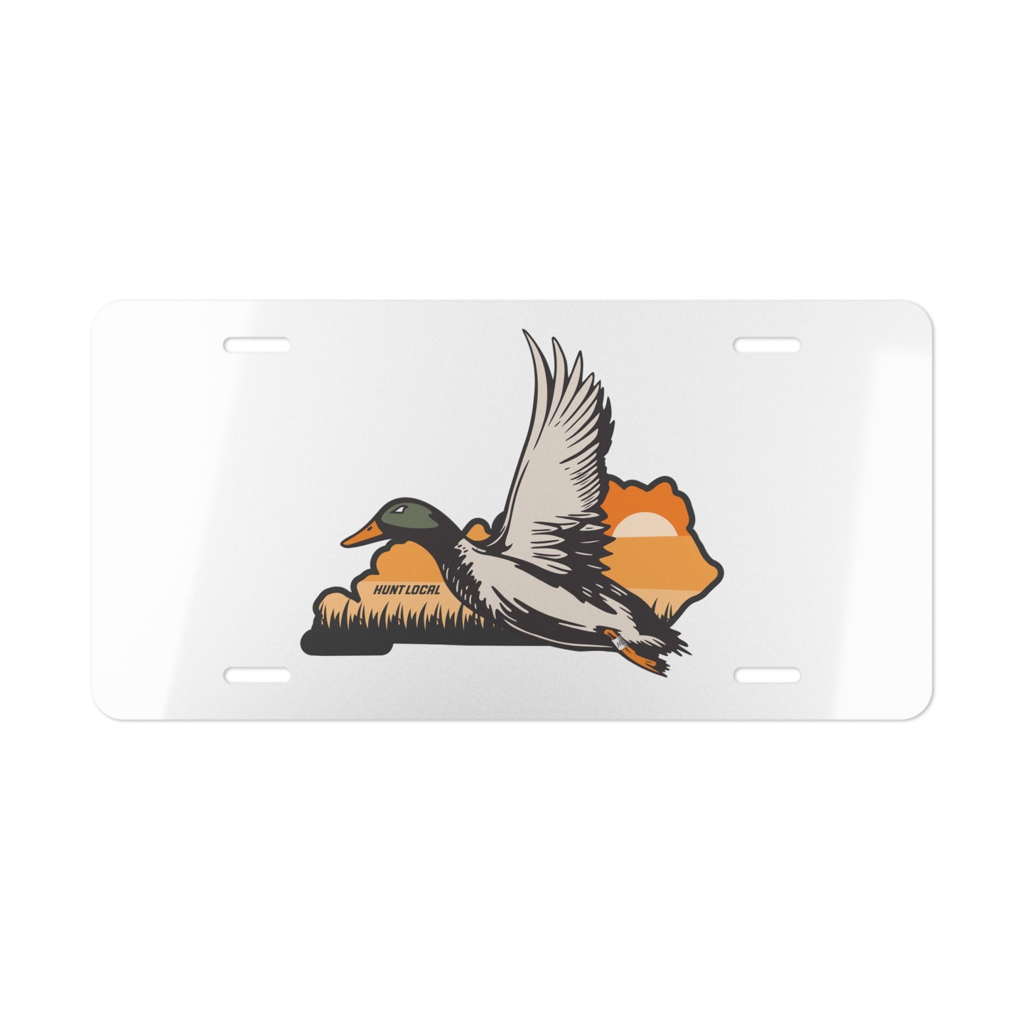 Kentucky - Waterfowl License Plate (white)