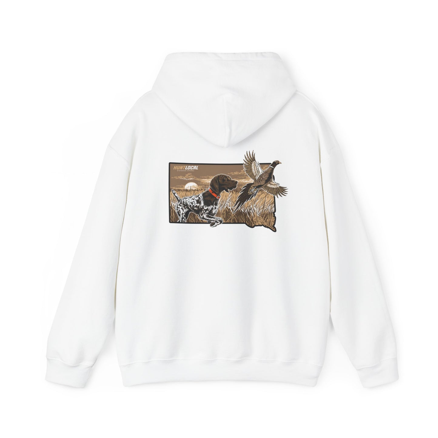 South Dakota - Upland Bird Dog Hoodie (back)
