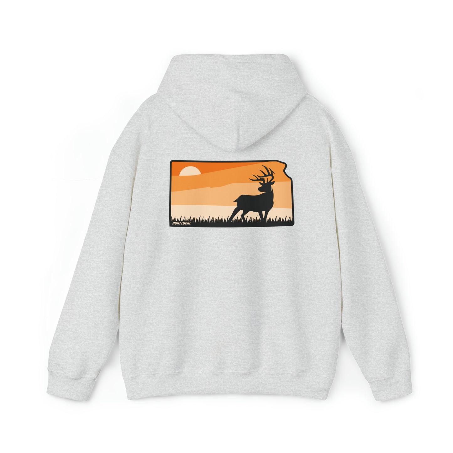 Kansas - Sunset Buck Hoodie (back)