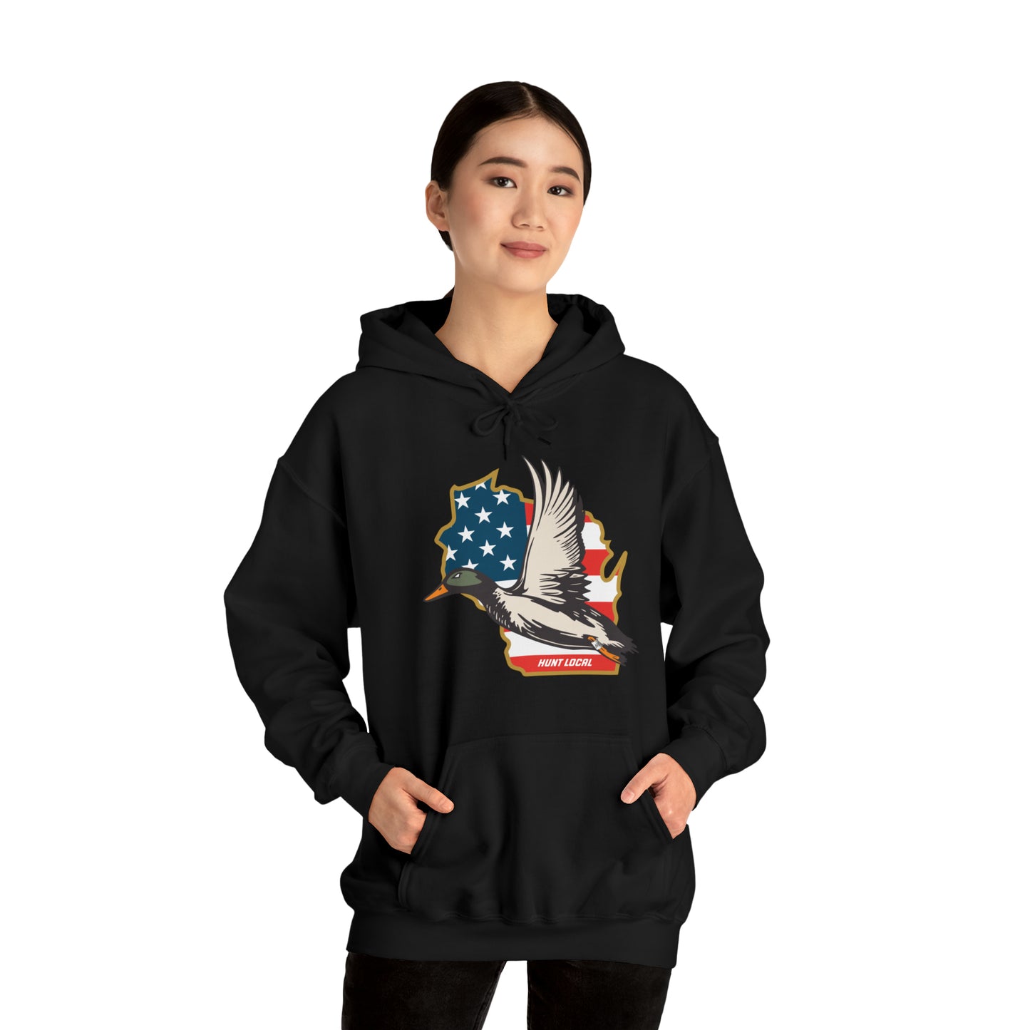 Wisconsin - USA Waterfowl Hoodie
