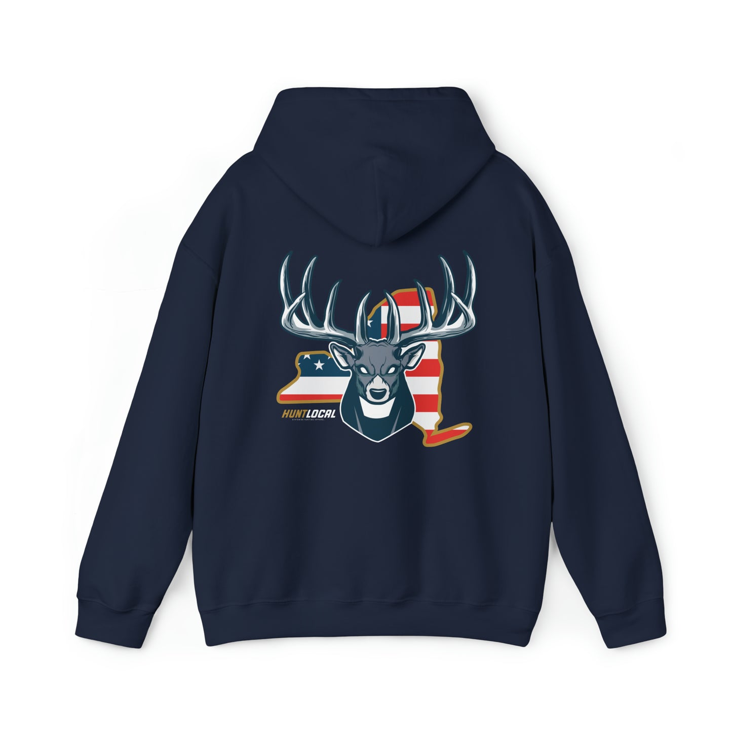 New York - USA Buck Hoodie (back)