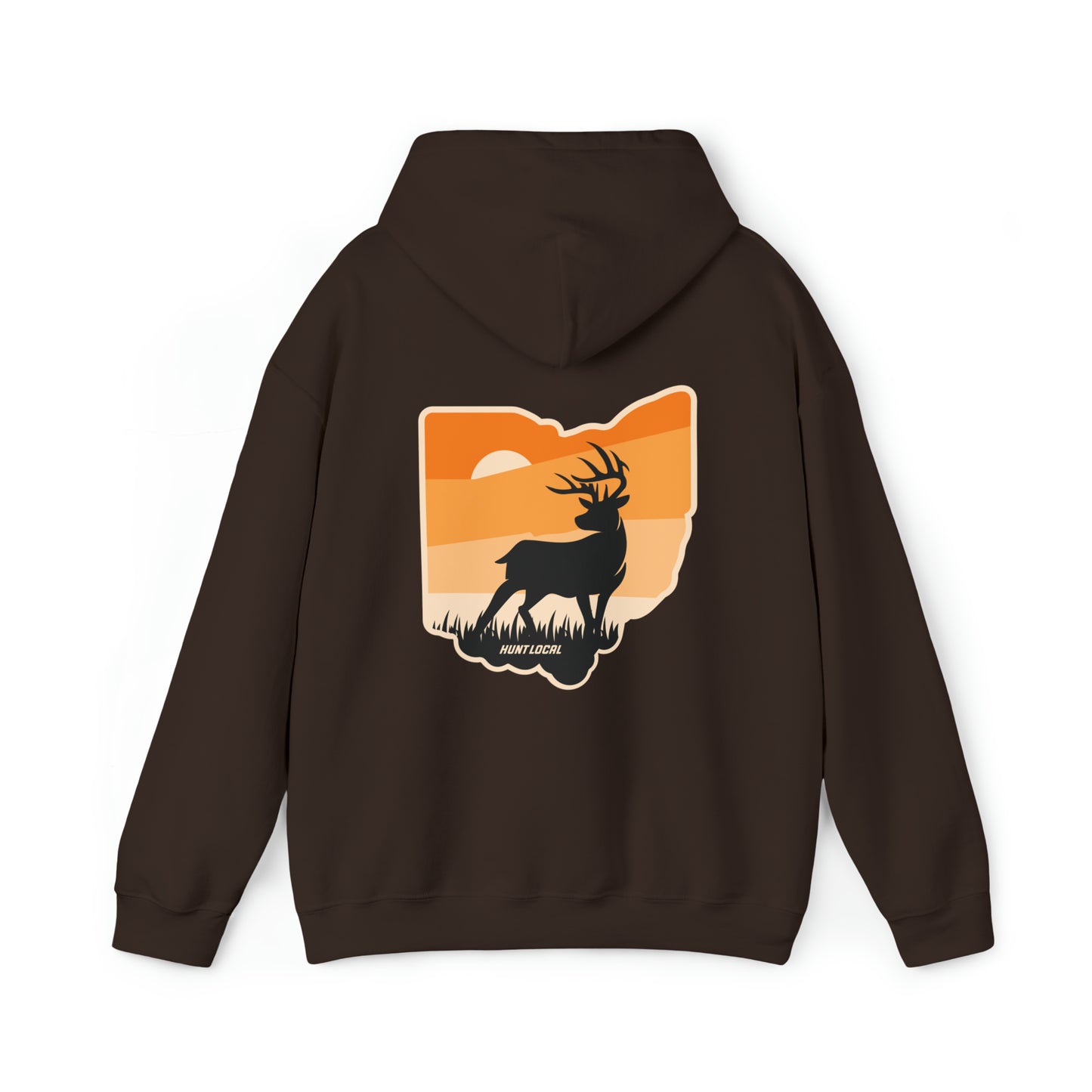 Ohio - Sunset Buck Hoodie (back)