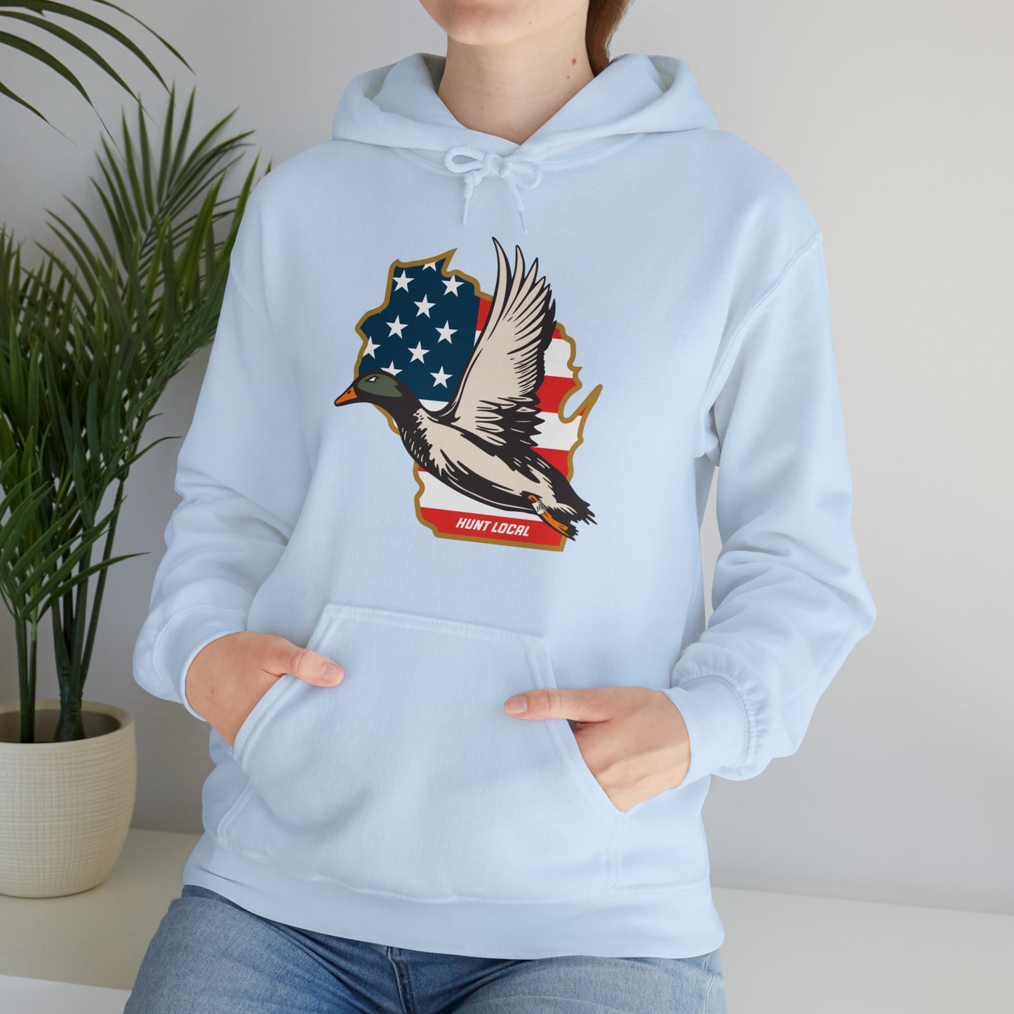 Wisconsin - USA Waterfowl Hoodie