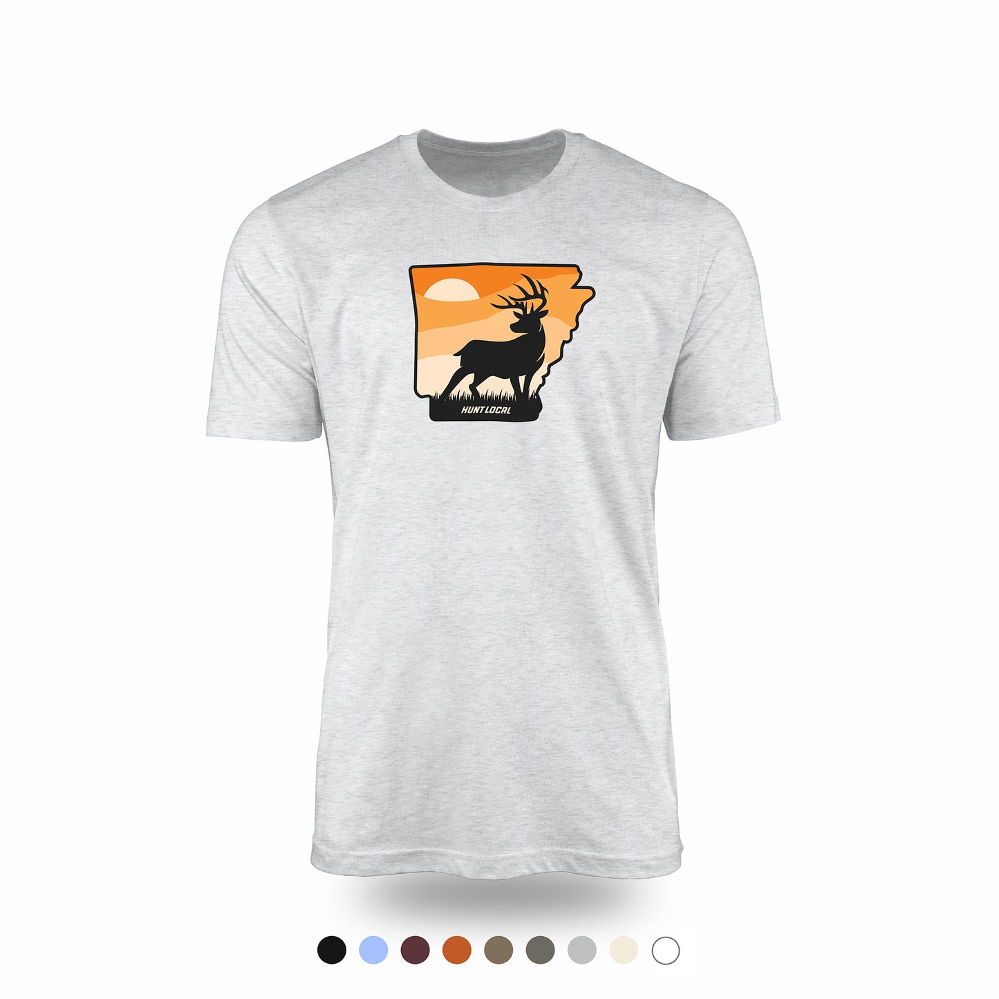 Arkansas - Sunset Buck Front Tee
