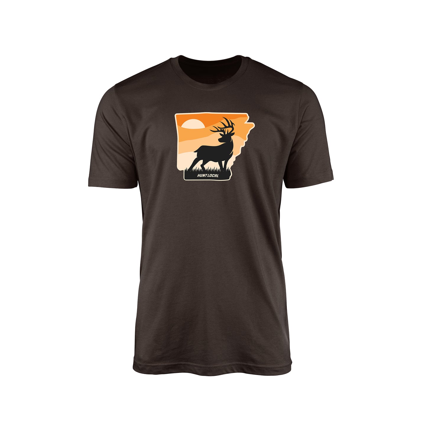 Arkansas - Sunset Buck Front Tee