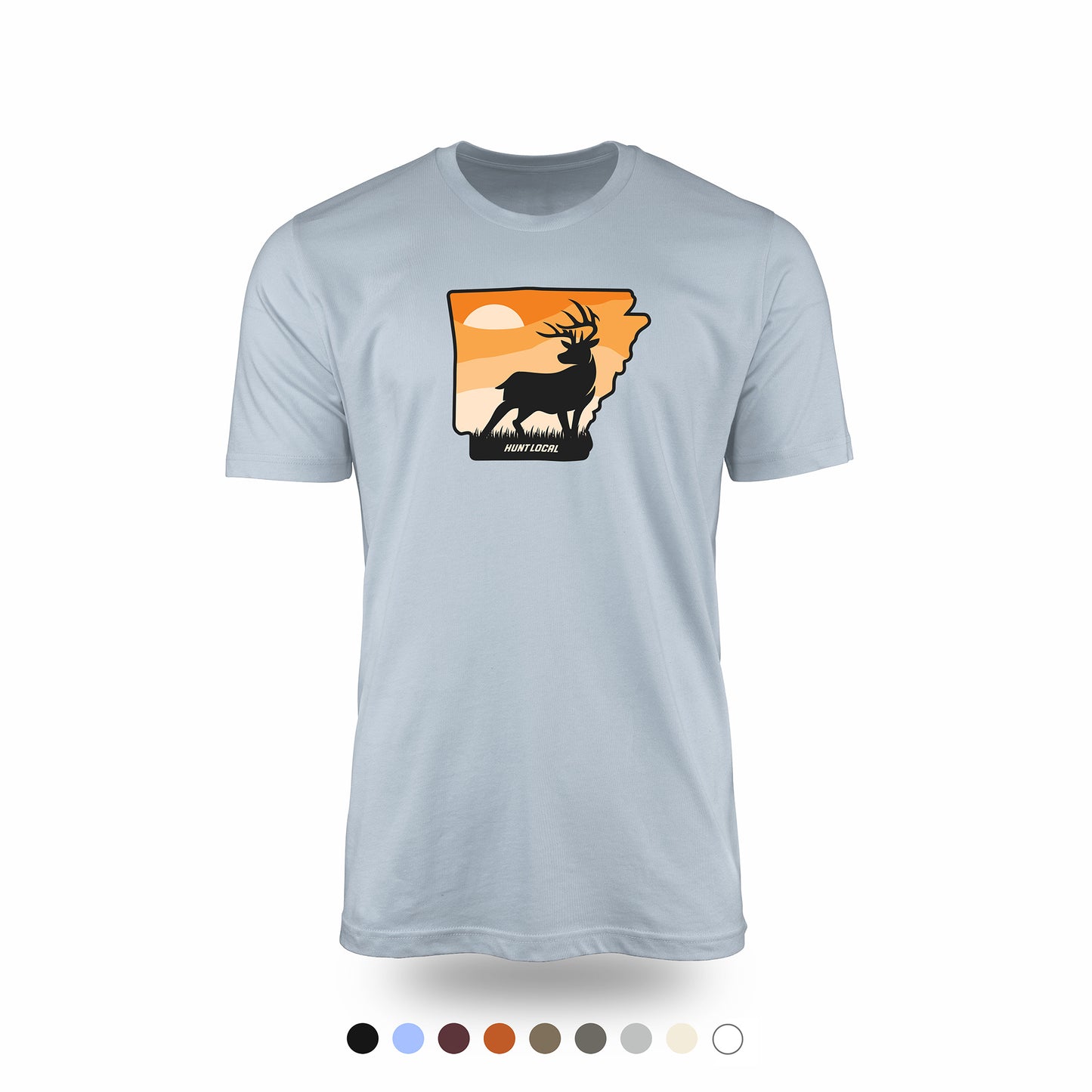 Arkansas - Sunset Buck Front Tee