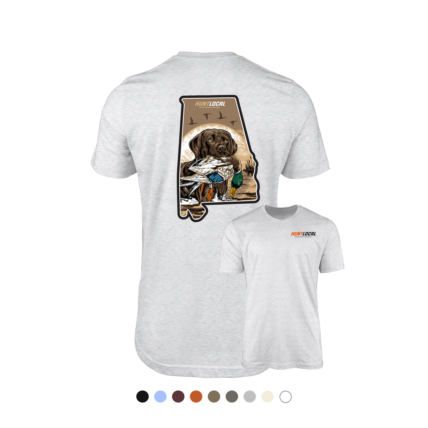 Alabama - Waterfowl Lab Tee (back)