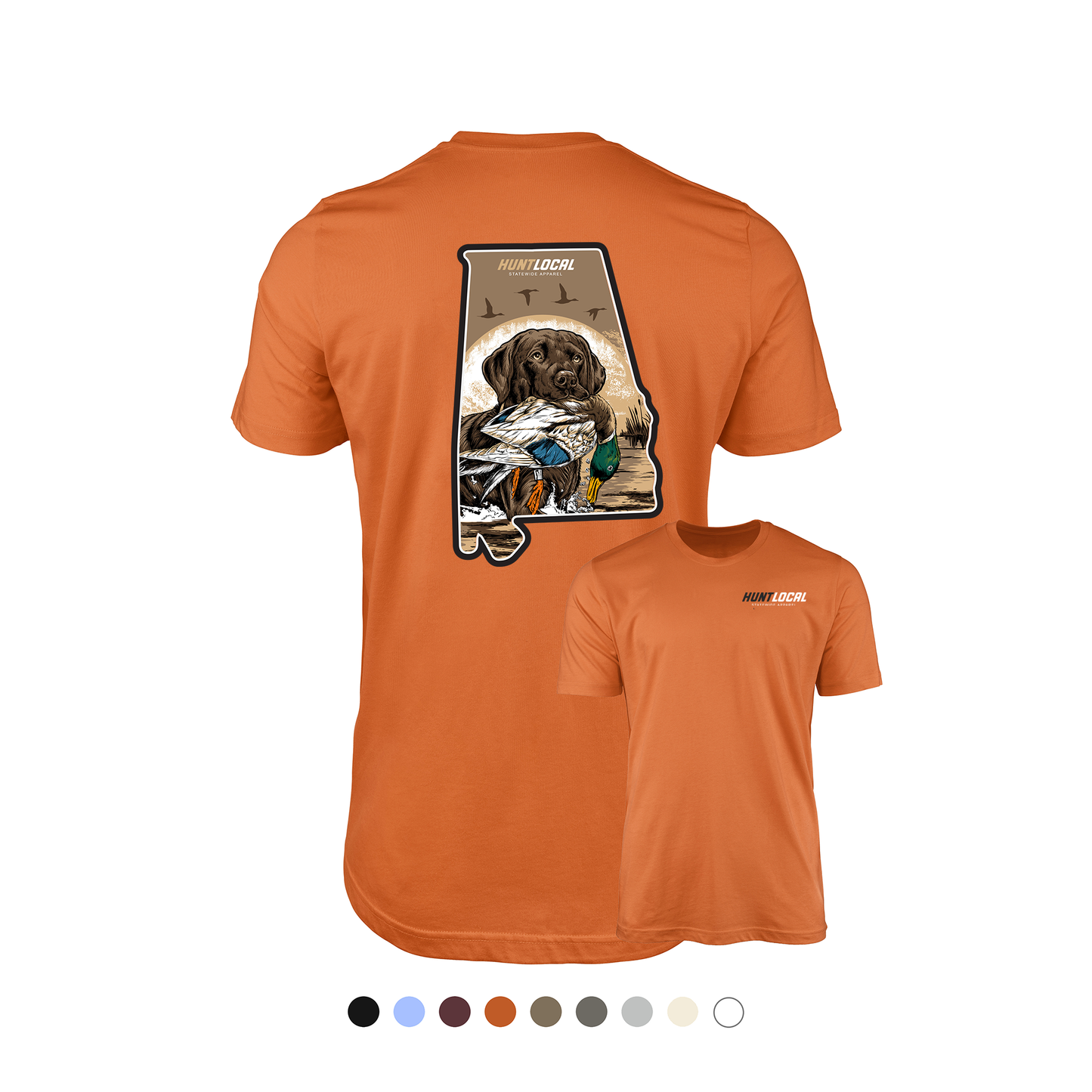 Alabama - Waterfowl Lab Tee (back)