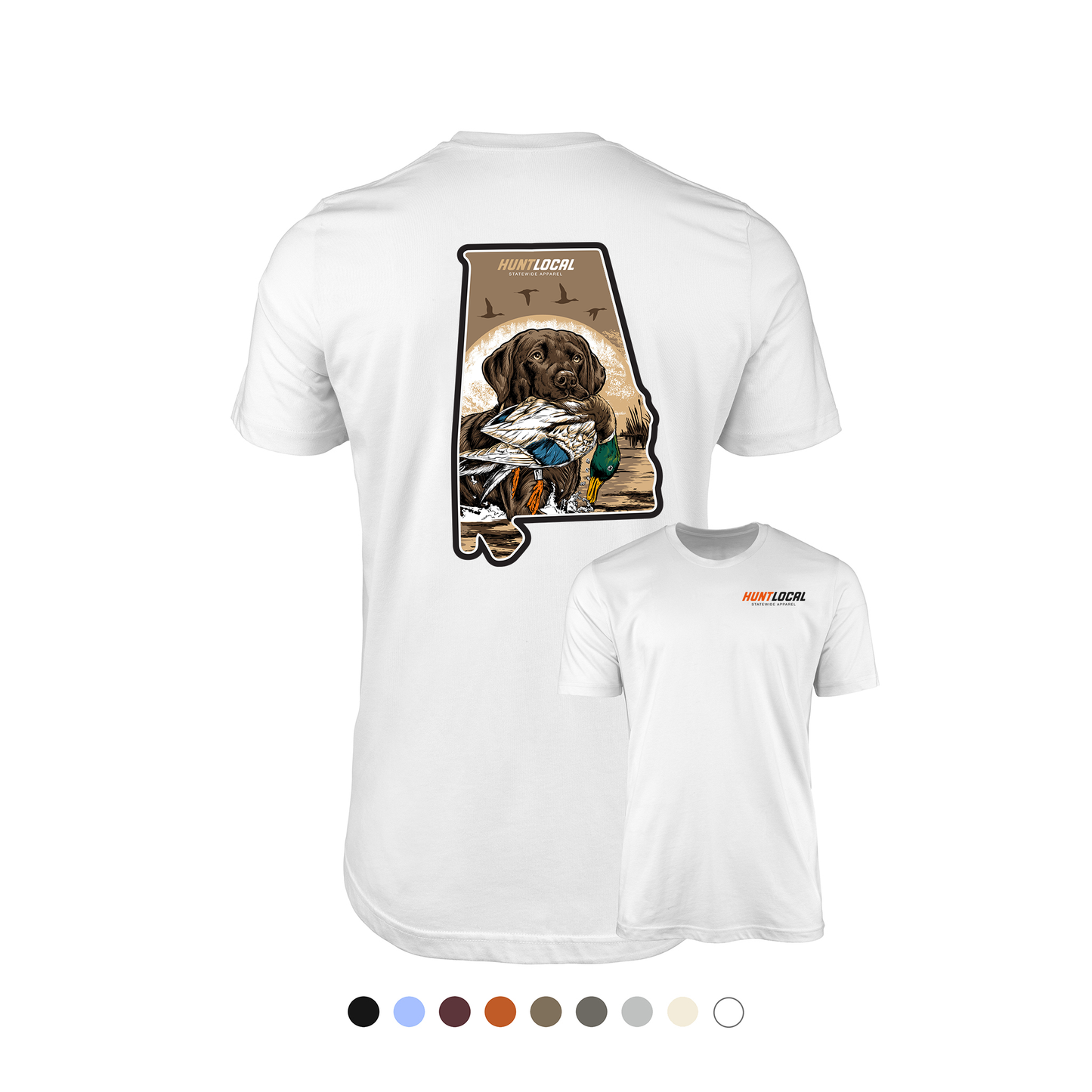 Alabama - Waterfowl Lab Tee (back)