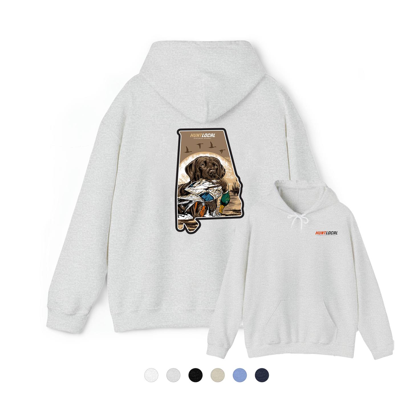 Alabama - Waterfowl Lab Hoodie (back)