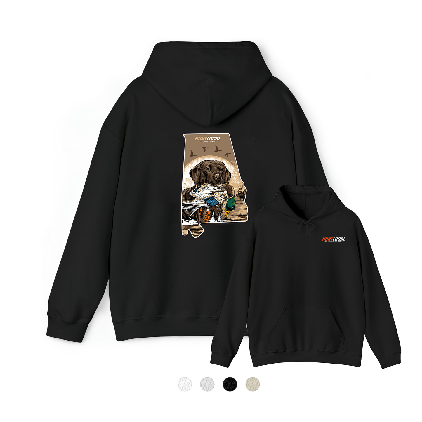 Alabama - Waterfowl Lab Hoodie (back)