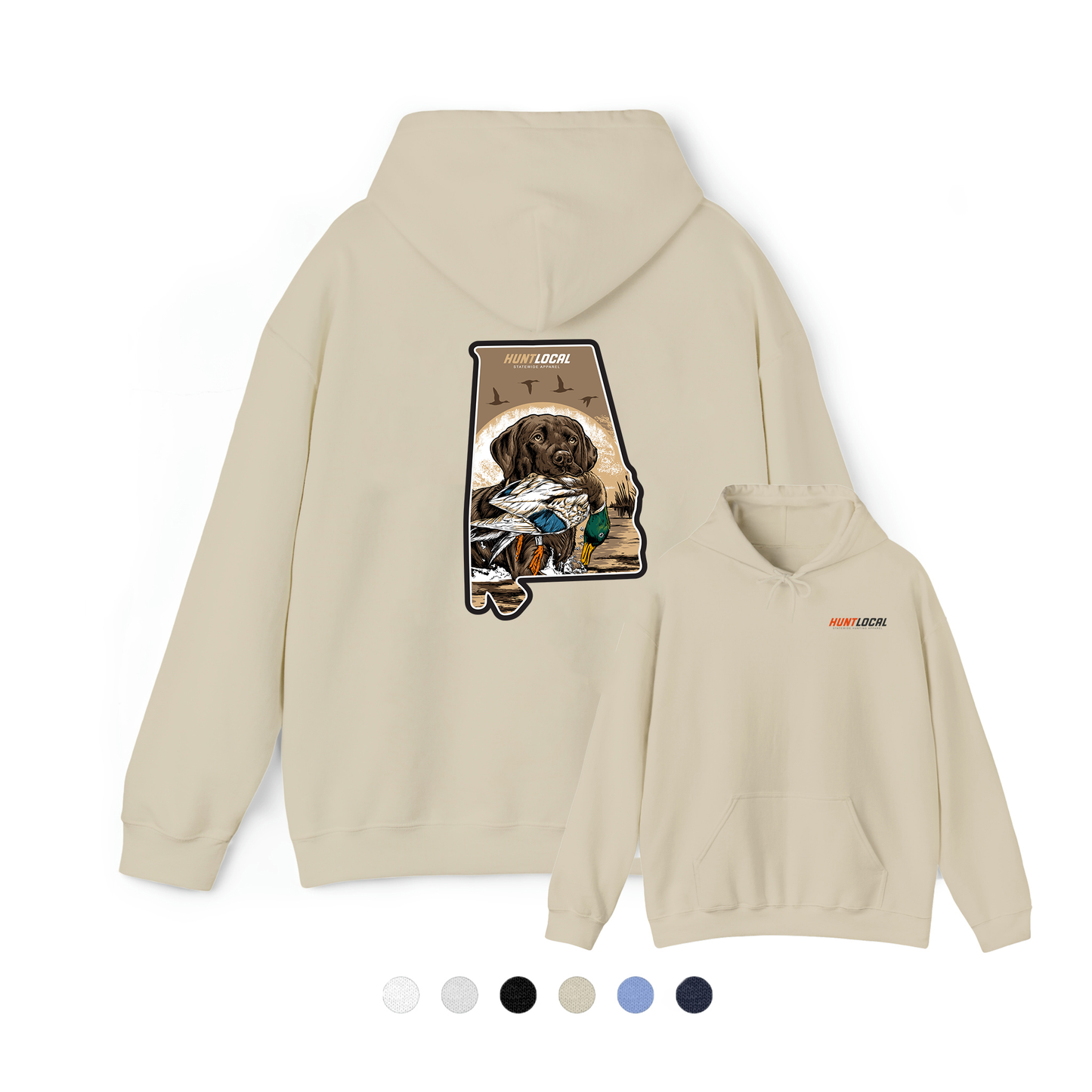 Alabama - Waterfowl Lab Hoodie (back)