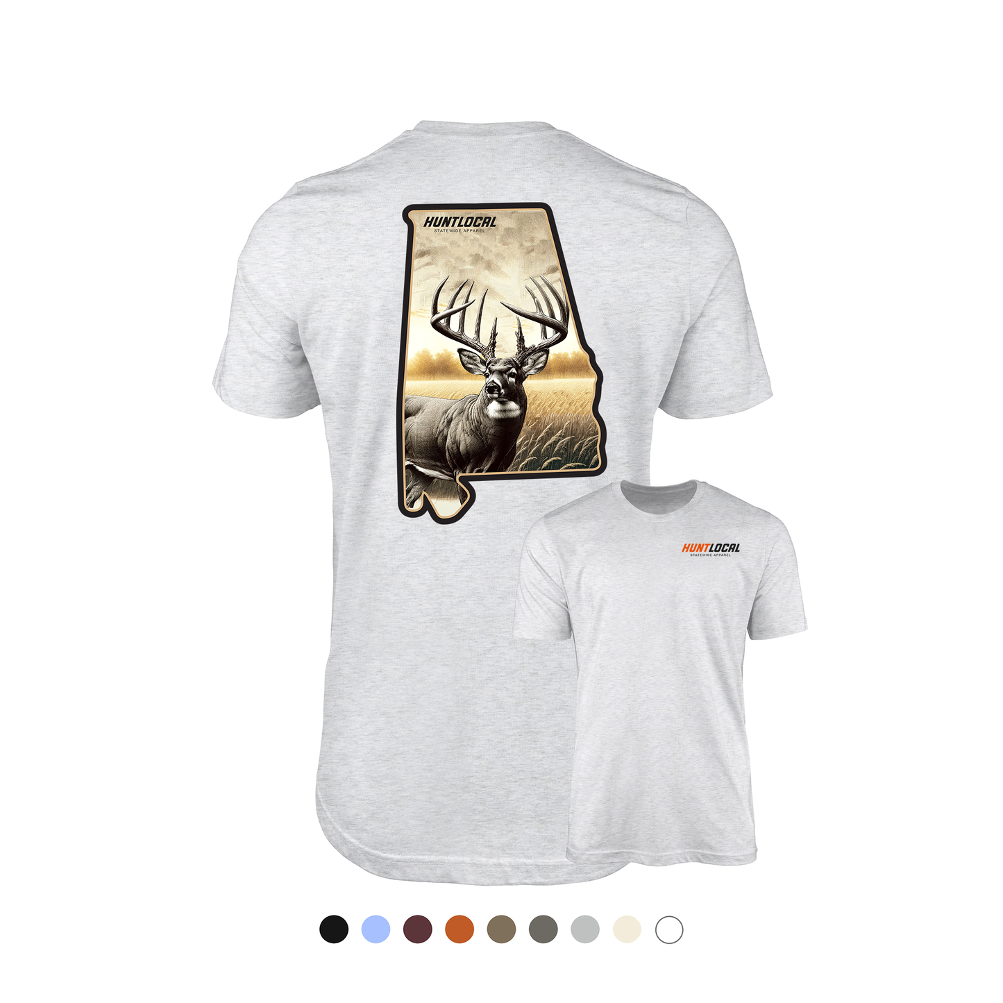 Alabama - Whitetail Buck Tee (back)