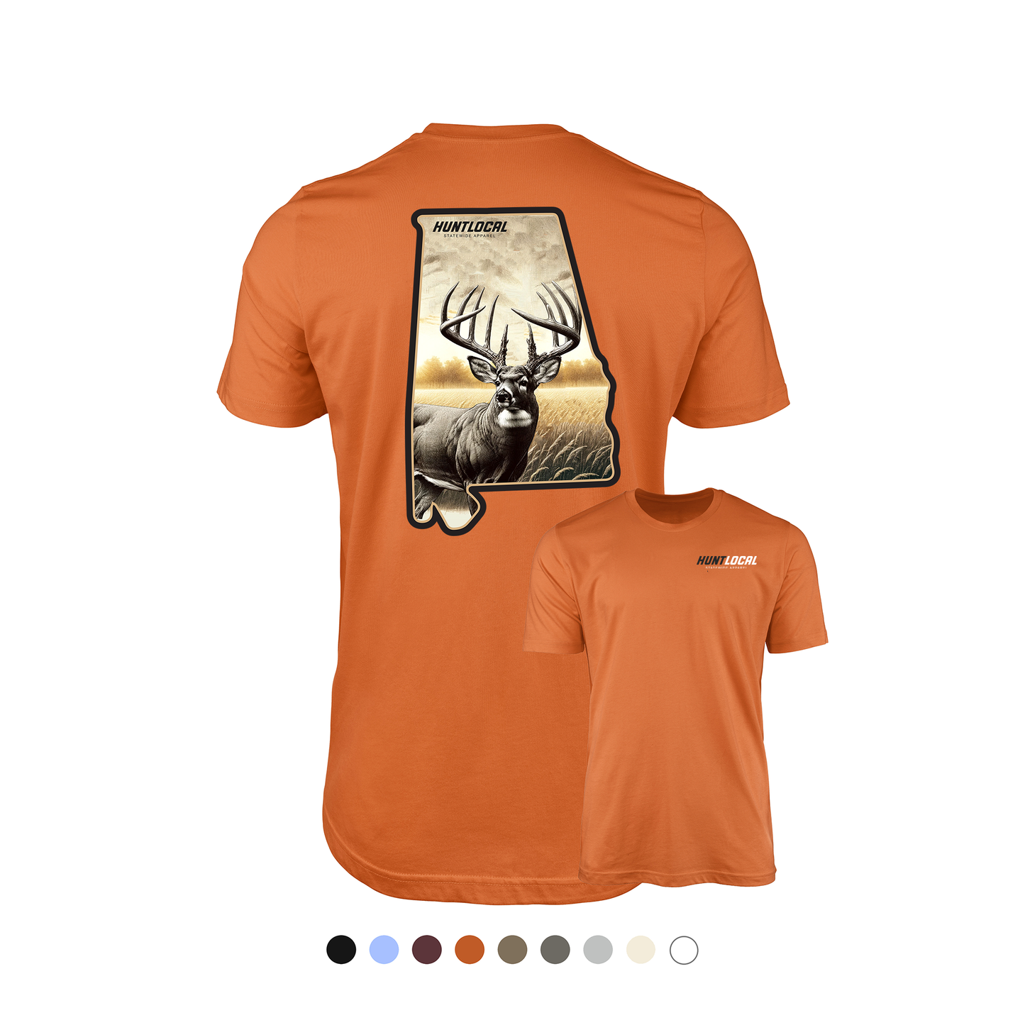 Alabama - Whitetail Buck Tee (back)
