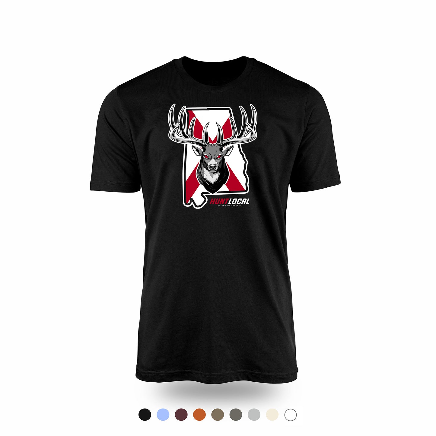 Alabama - Alpha Buck Front Tee