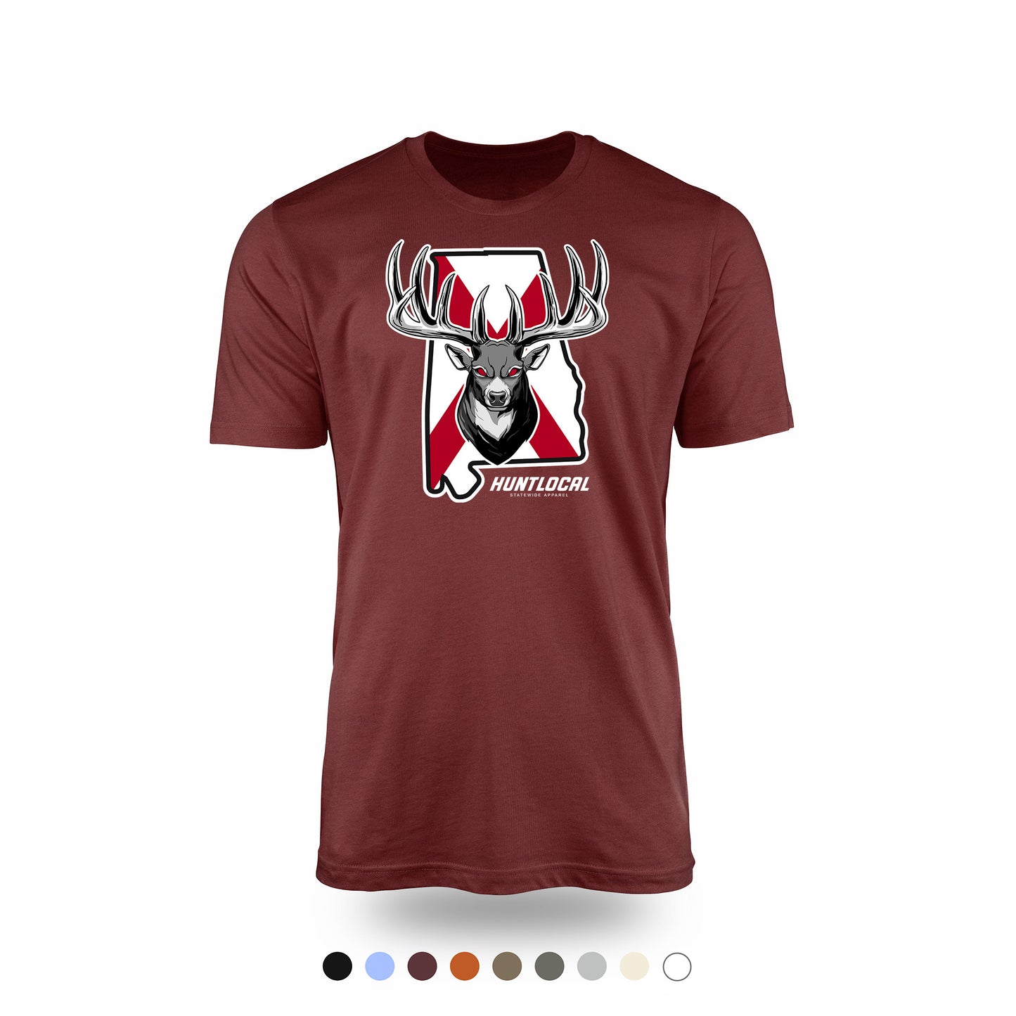 Alabama - Alpha Buck Front Tee