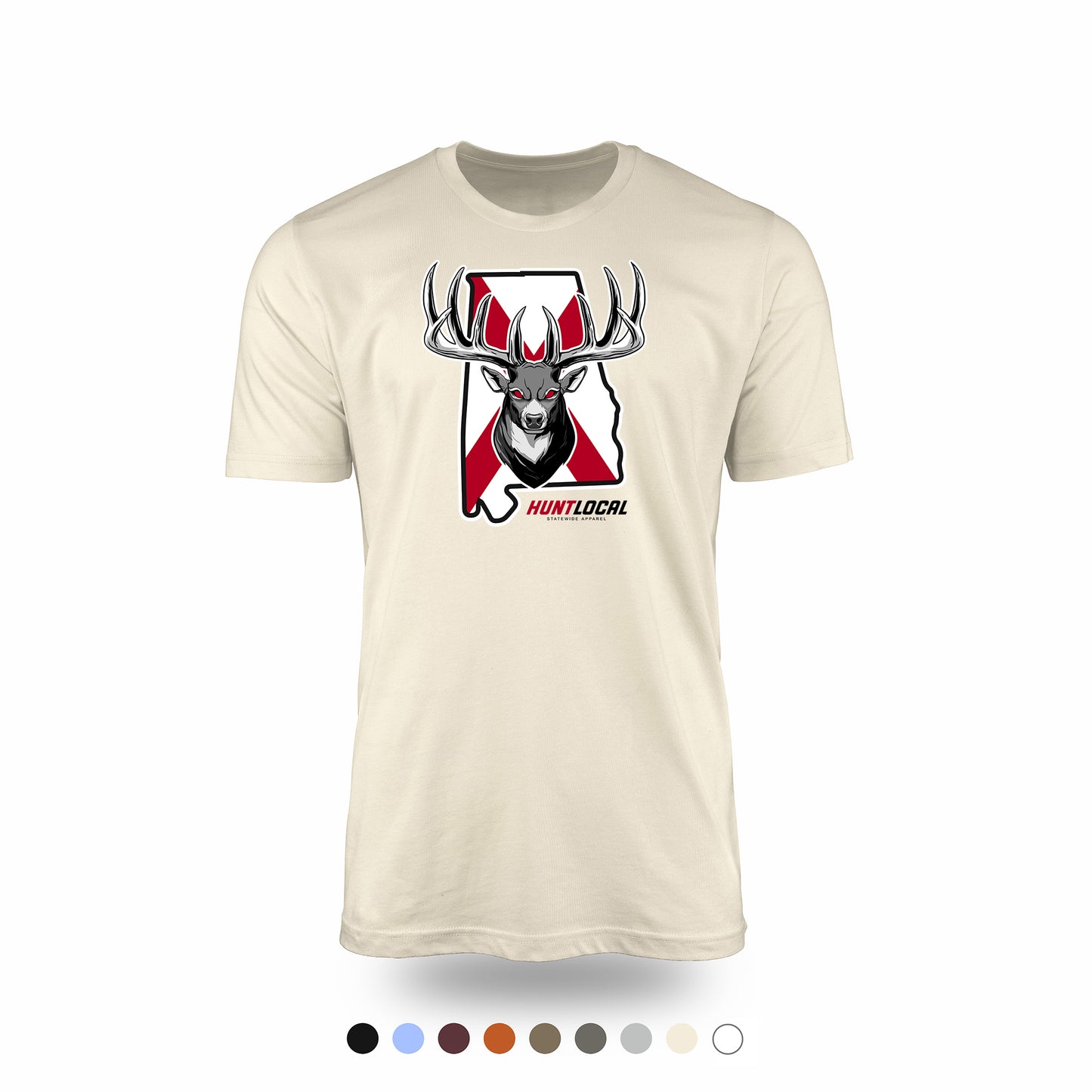 Alabama - Alpha Buck Front Tee