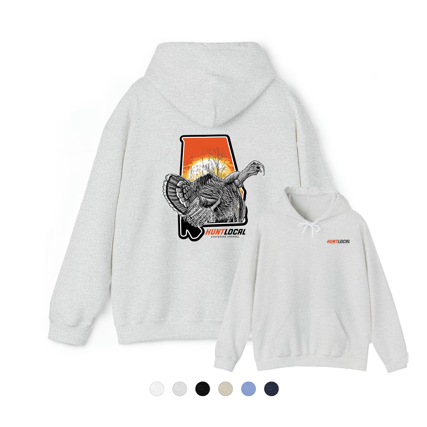 Alabama - Sunrise Turkey Hoodie (back)
