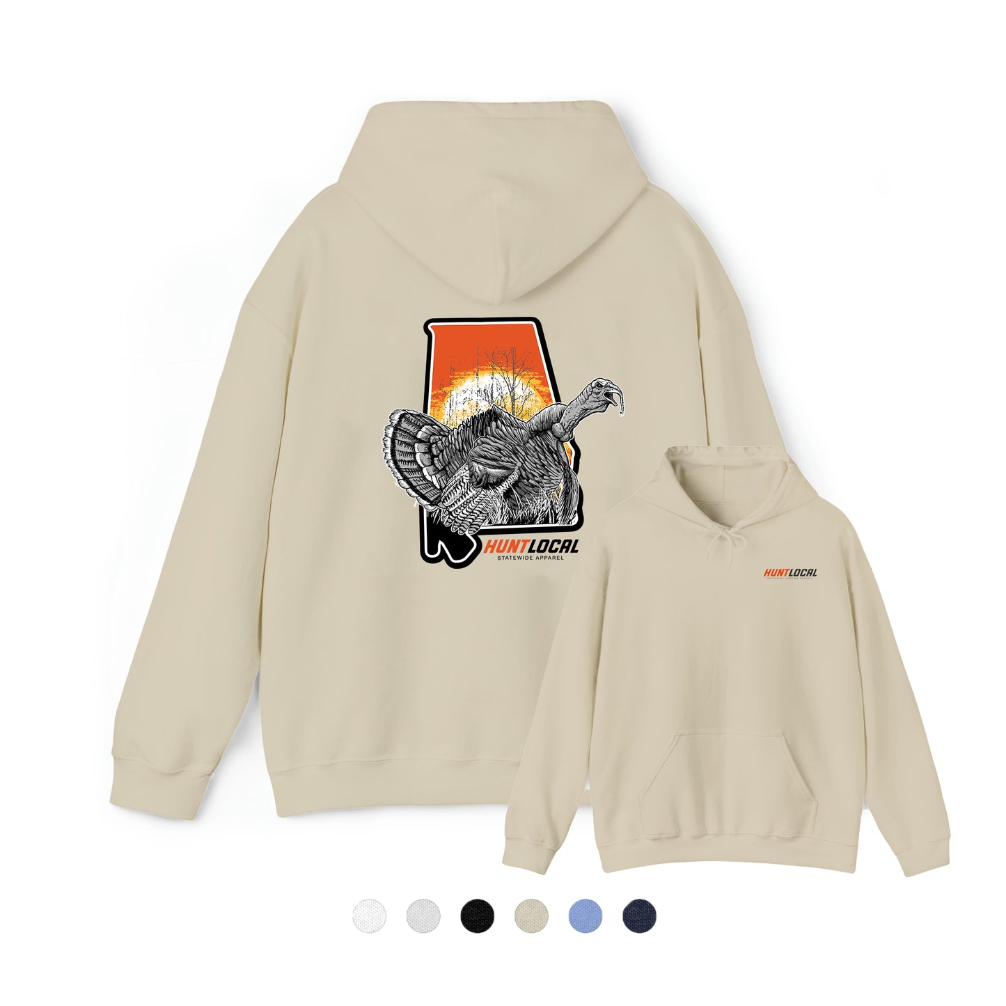 Alabama - Sunrise Turkey Hoodie (back)