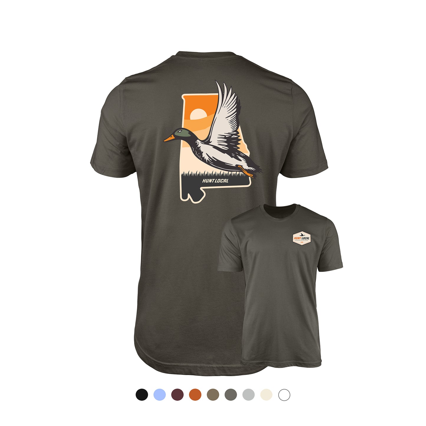 Alabama - Hunt Local Waterfowl Tee