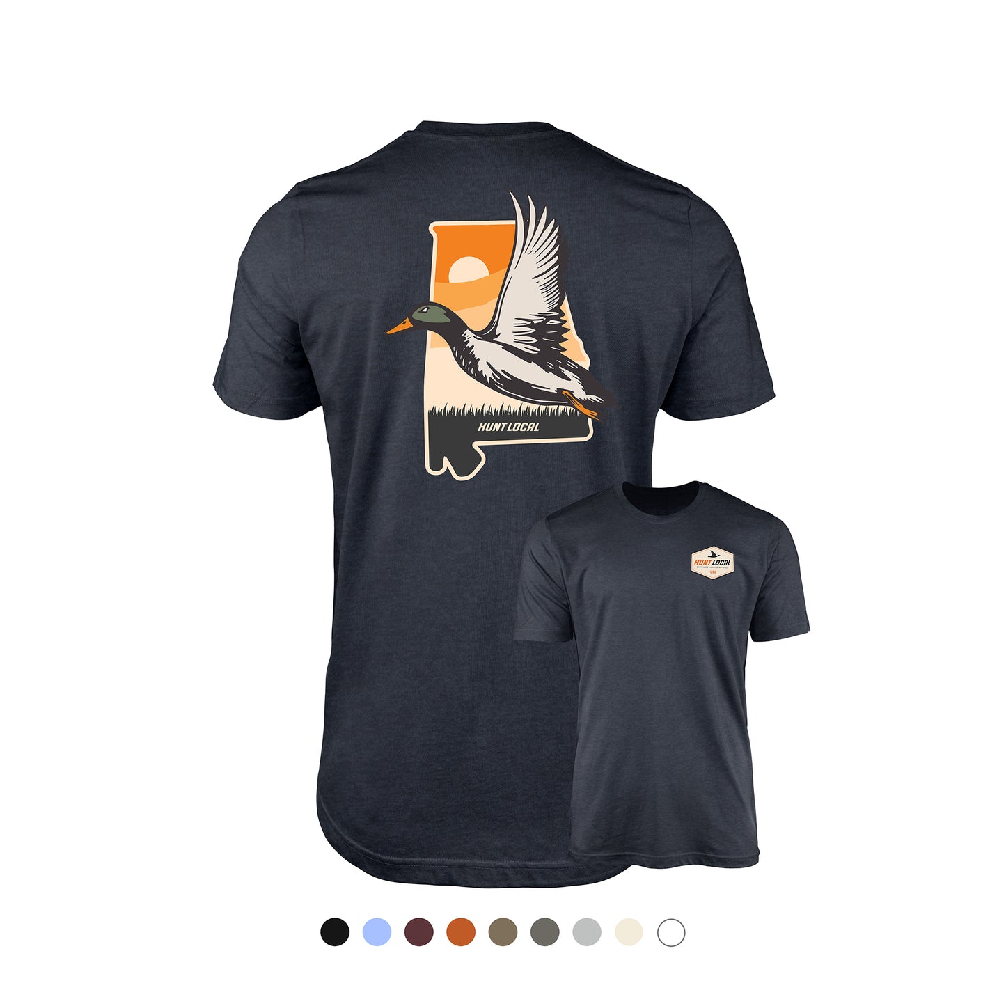 Alabama - Hunt Local Waterfowl Tee