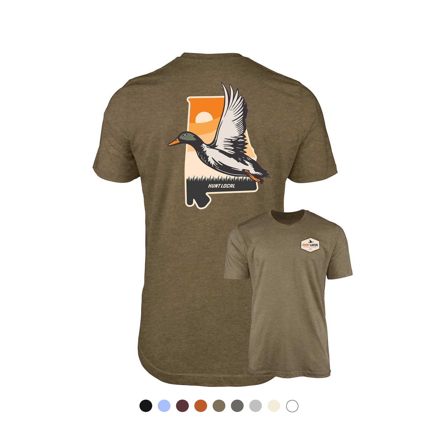 Alabama - Hunt Local Waterfowl Tee
