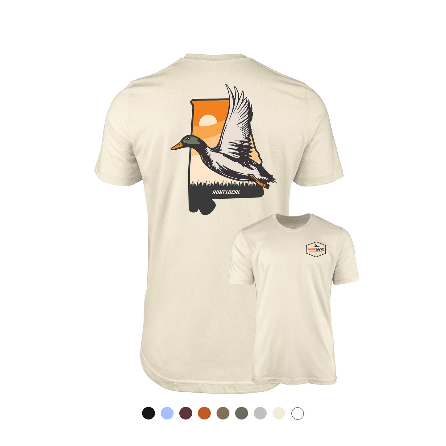 Alabama - Hunt Local Waterfowl Tee