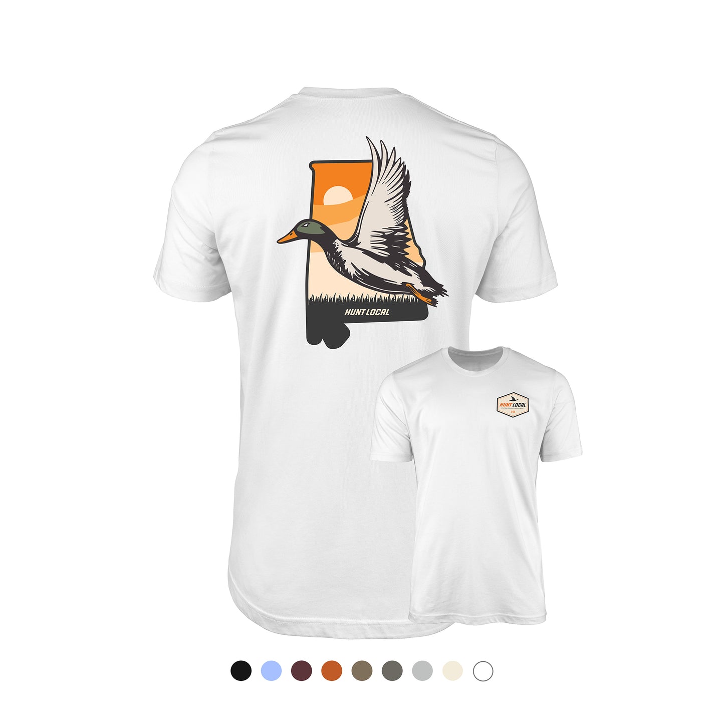 Alabama - Hunt Local Waterfowl Tee
