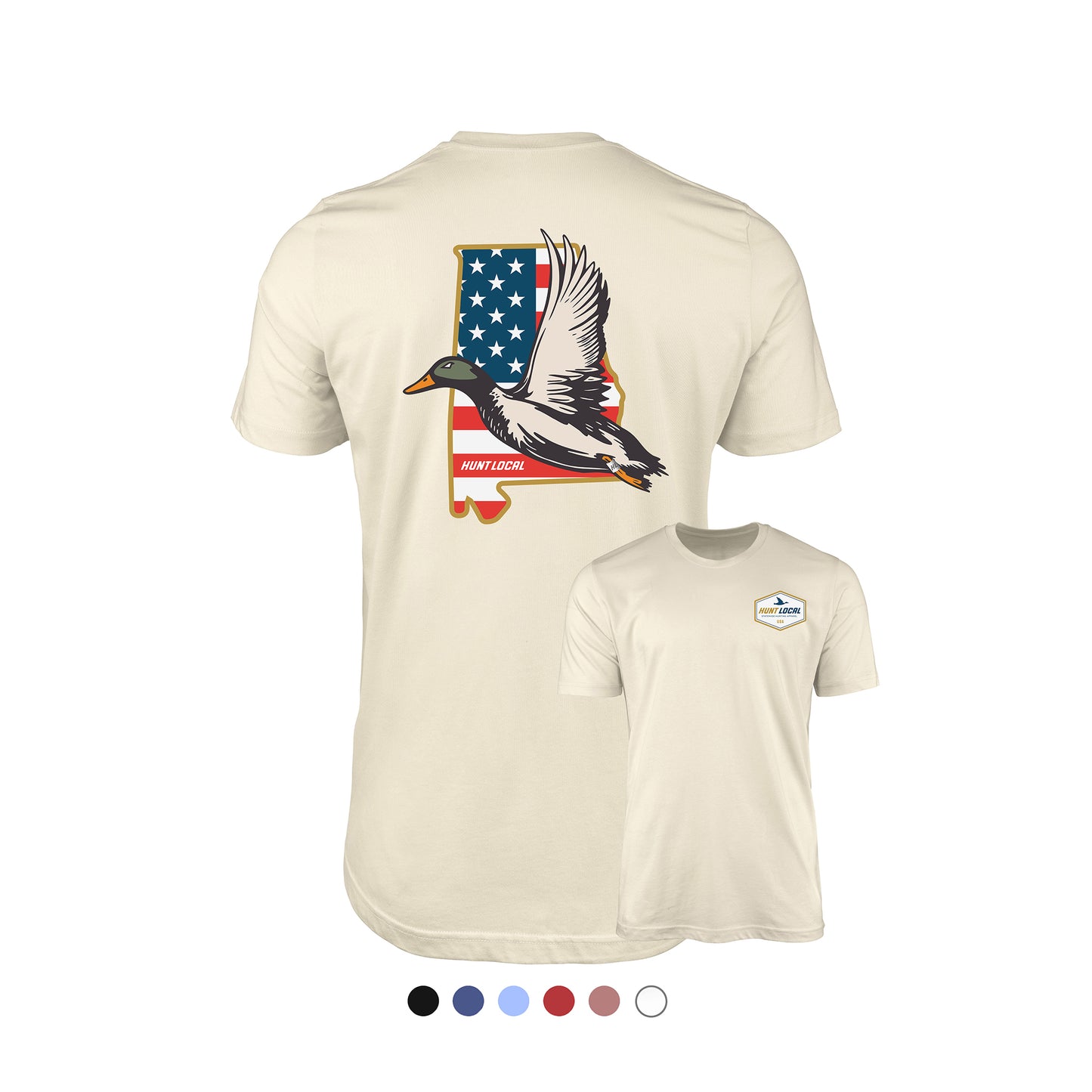 Alabama - USA Waterfowl Back Tee
