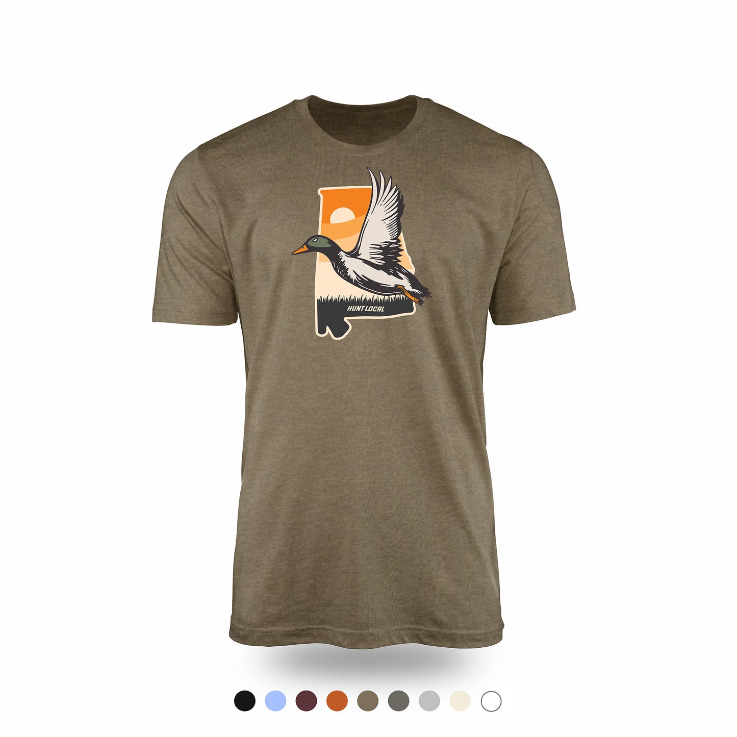 Alabama - Waterfowl Front Tee