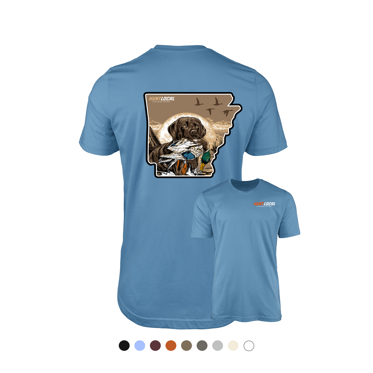 Arkansas - Waterfowl Lab Tee (back)