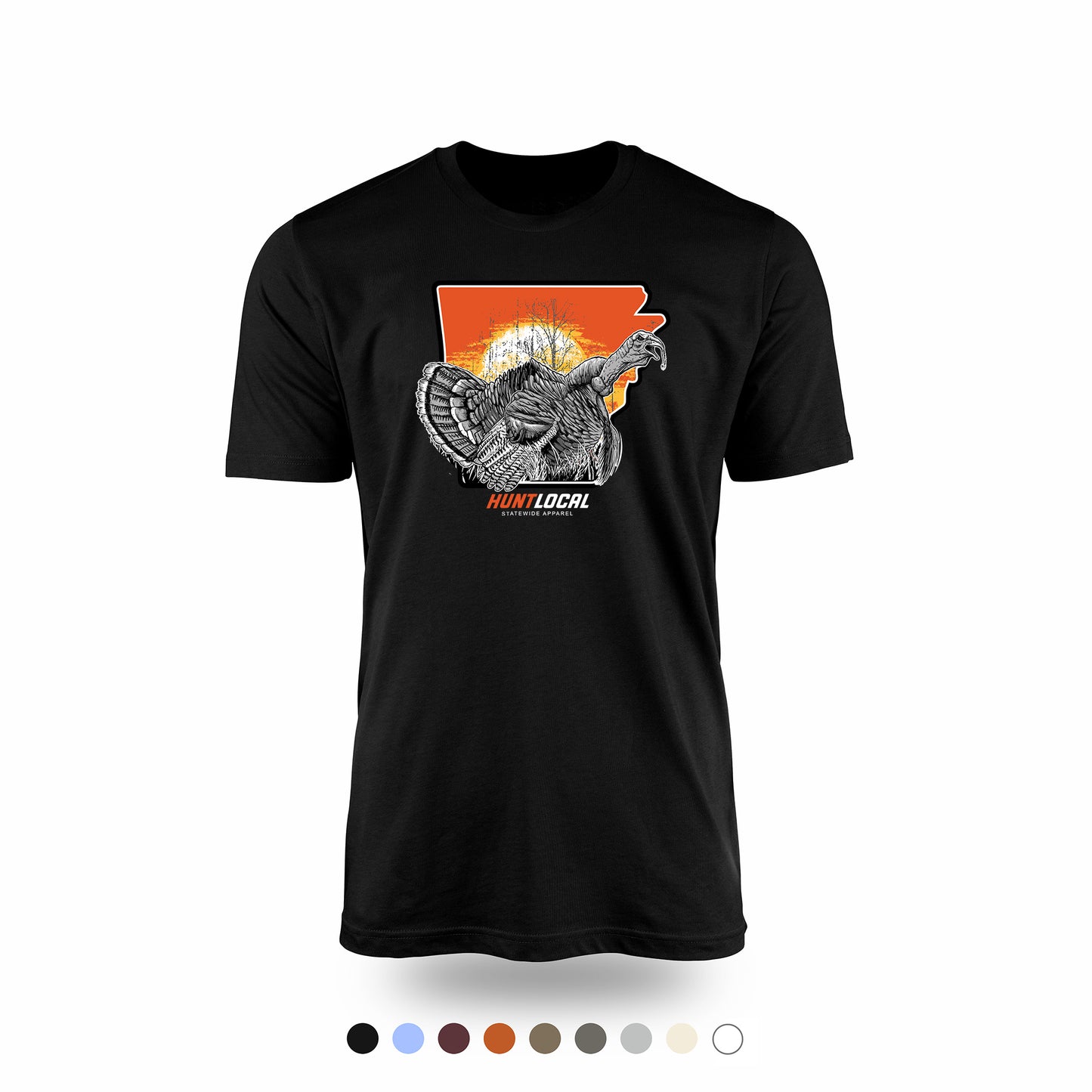 Arkansas - Sunrise Turkey Tee (front)